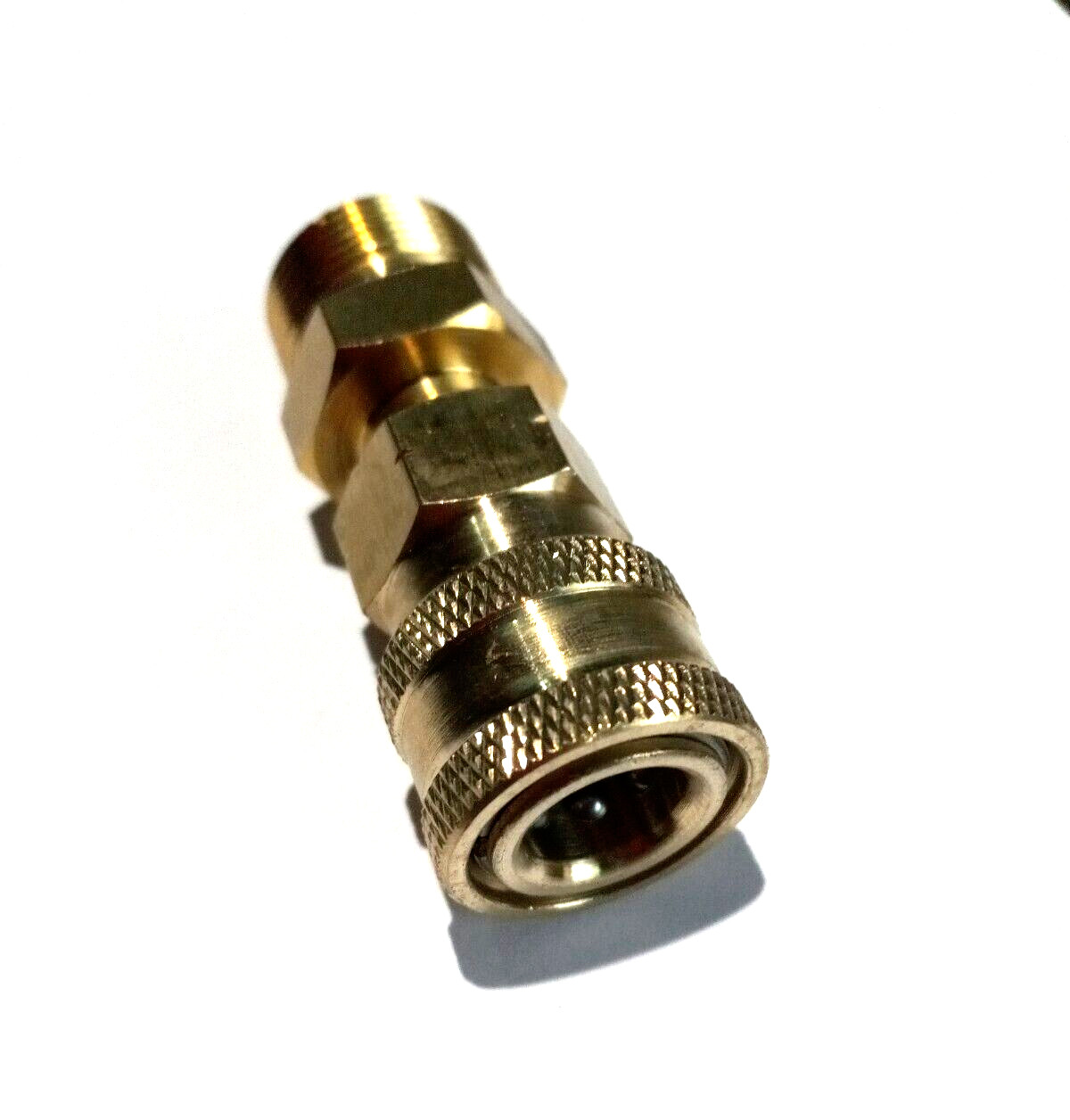 Pressure Washer Shorty Wand M22 x 14mm Male 1/4″ Coupler – Karcher Style Twist
