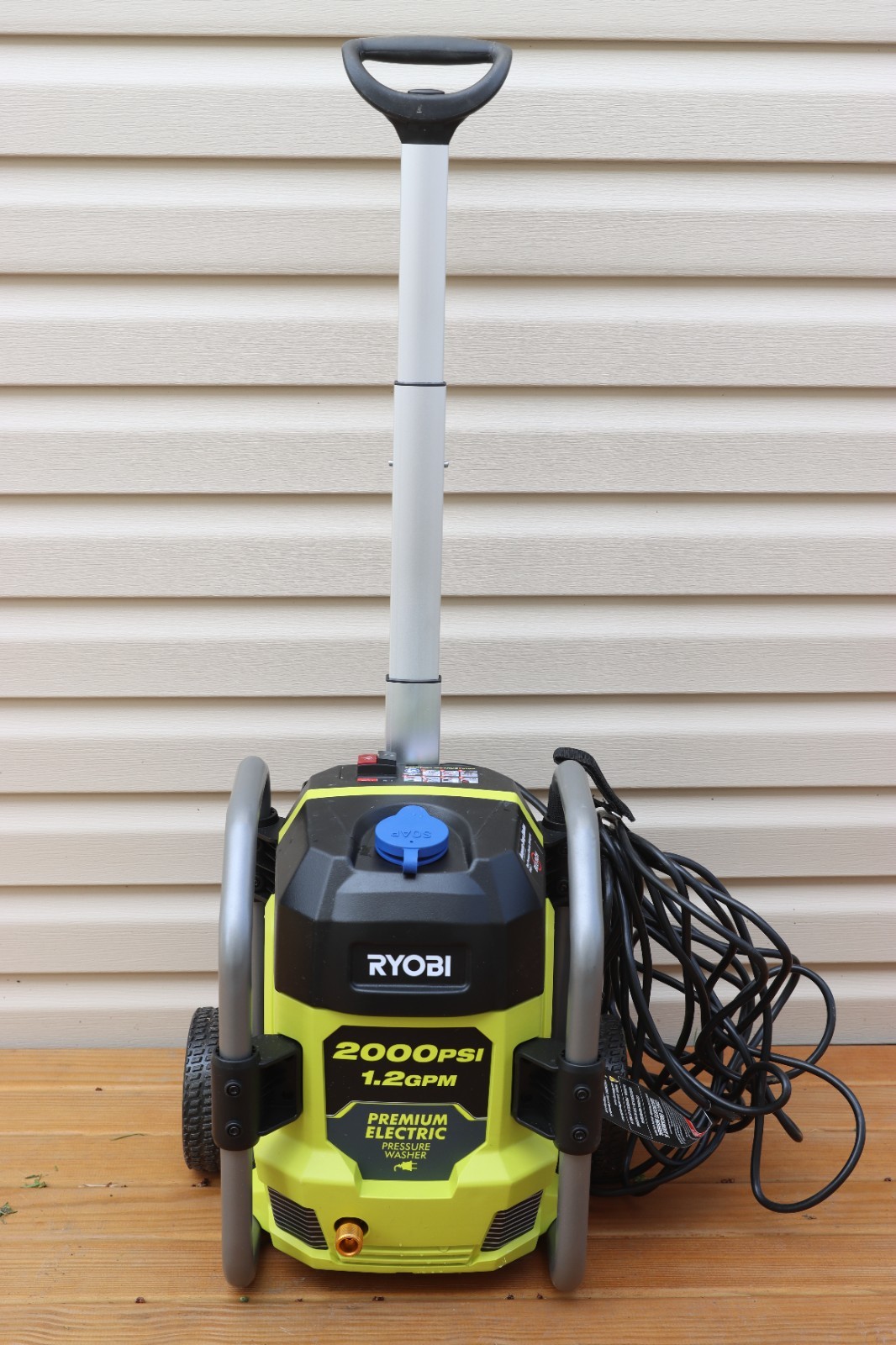 Ryobi (RY142022) 2000 PSI 1.2 GPM Cold Water Corded Electric Pressure Washer
