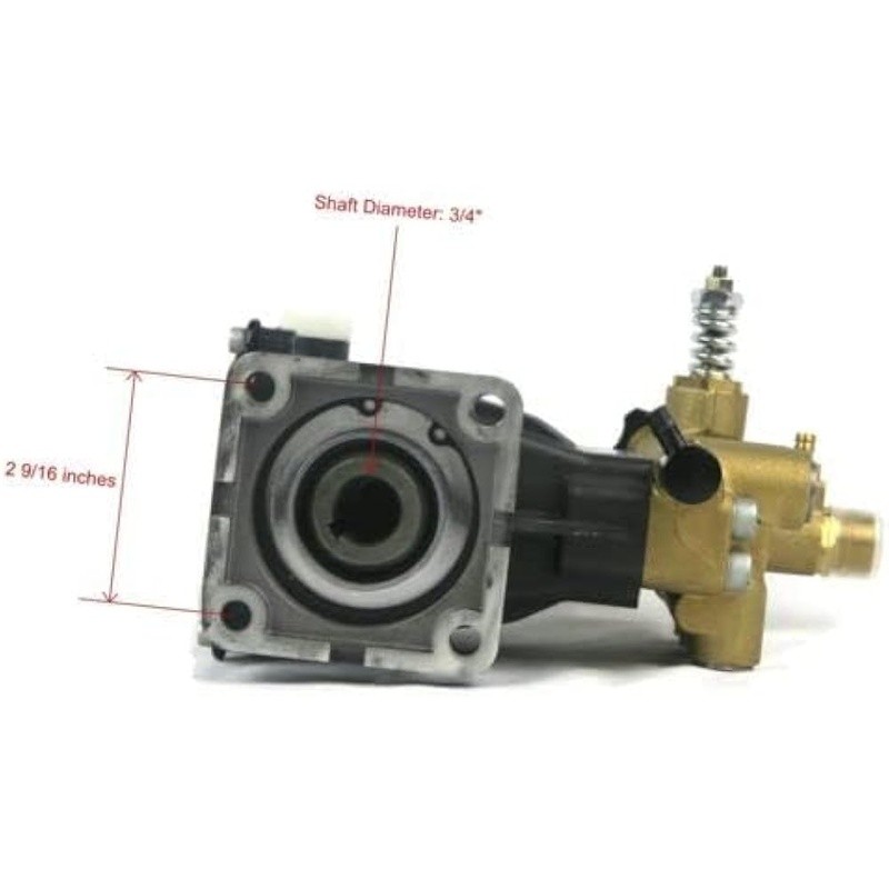 3600 PSI 25 GPM Power Washer Pump Horizontal Mount 22mm Outlet Garden Hose New