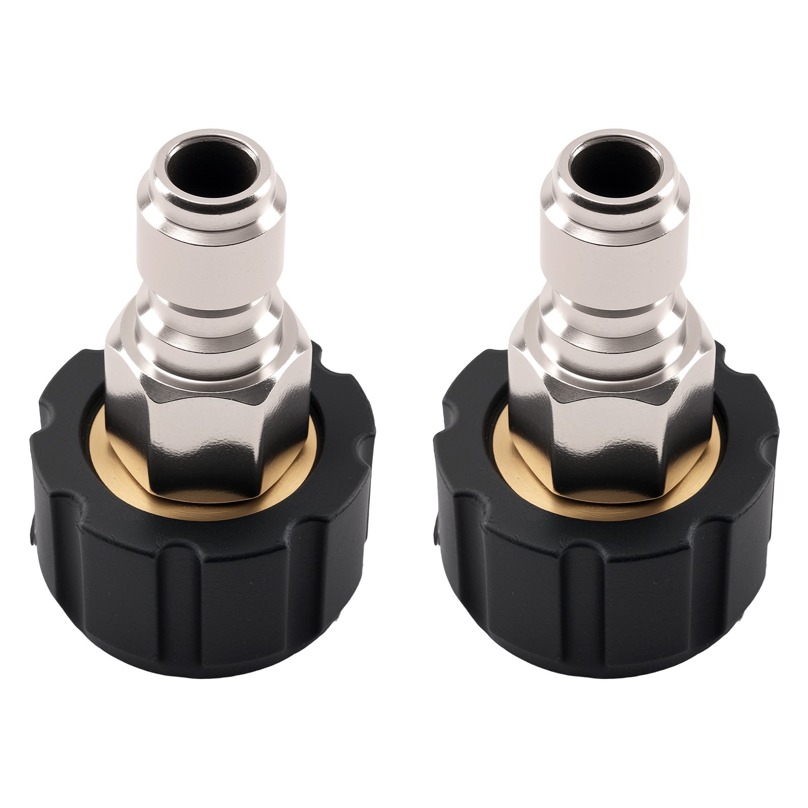 Pressure Washer Adapter M22 14mm Swivel to 3/8” Quick Connect 5000PSI Brass