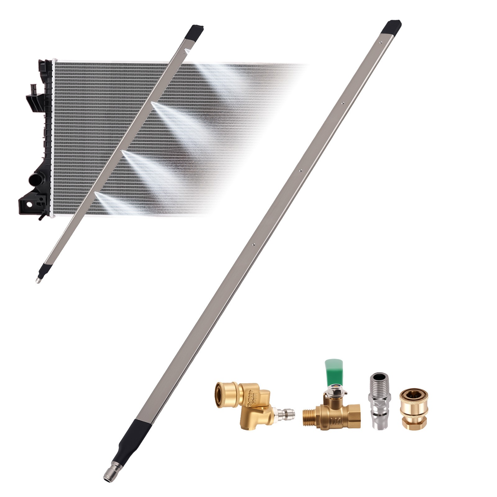 23.62″ Stainless Steel High Pressure Radiator Cleaning Wand Flush Tool