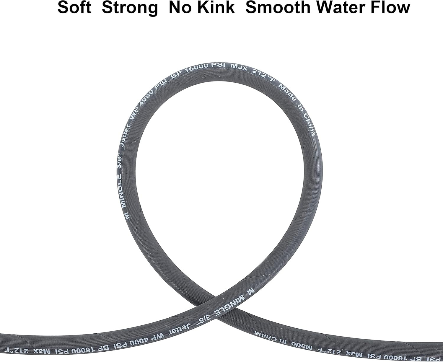 Pressure Washer Jumper Hose, 10 FT Whip Hose for Power Washer, Hose Reel Connect