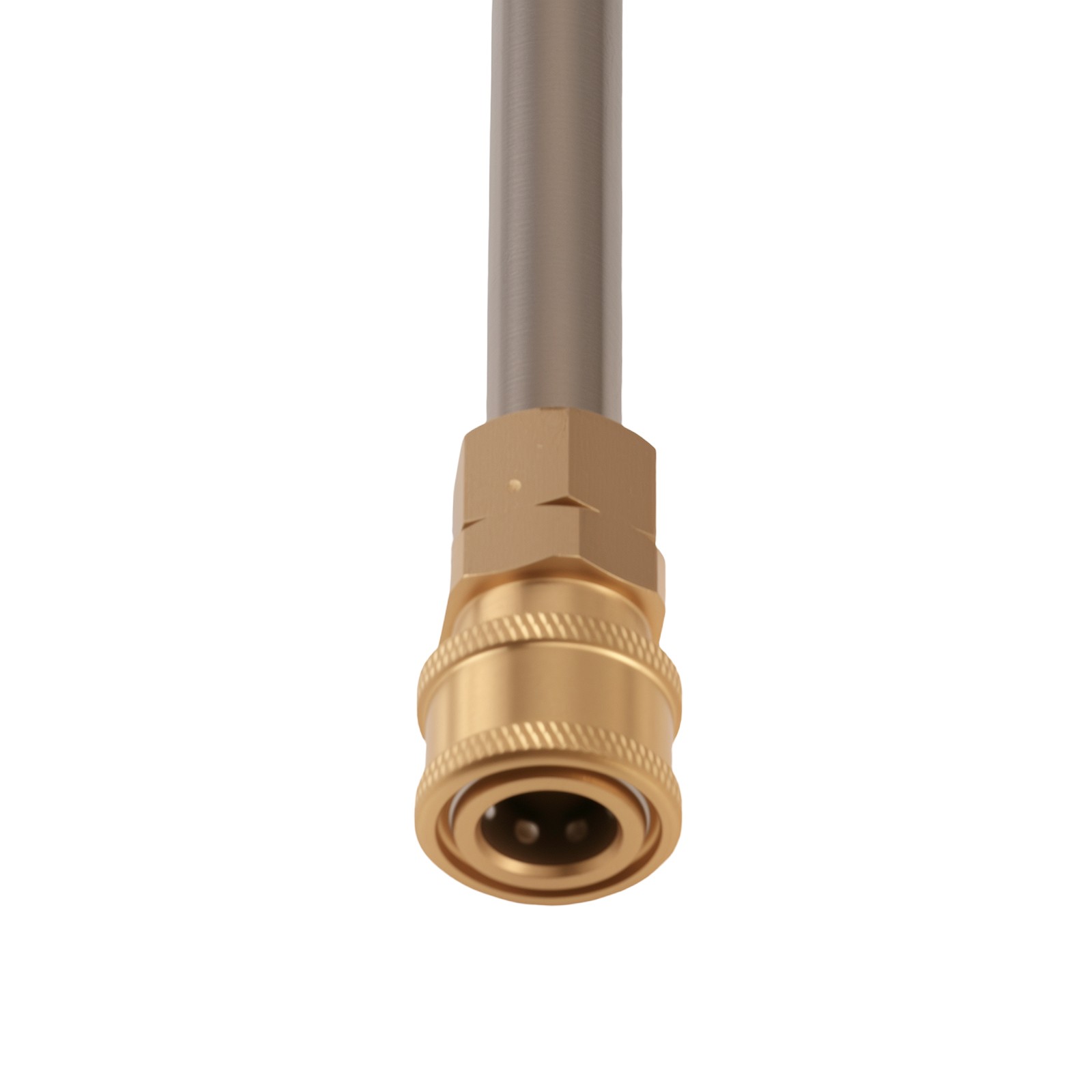 97inch Pressure Washer Wand Kit 4000PSI 6 Nozzles 3 Curved Rods Brass Steel