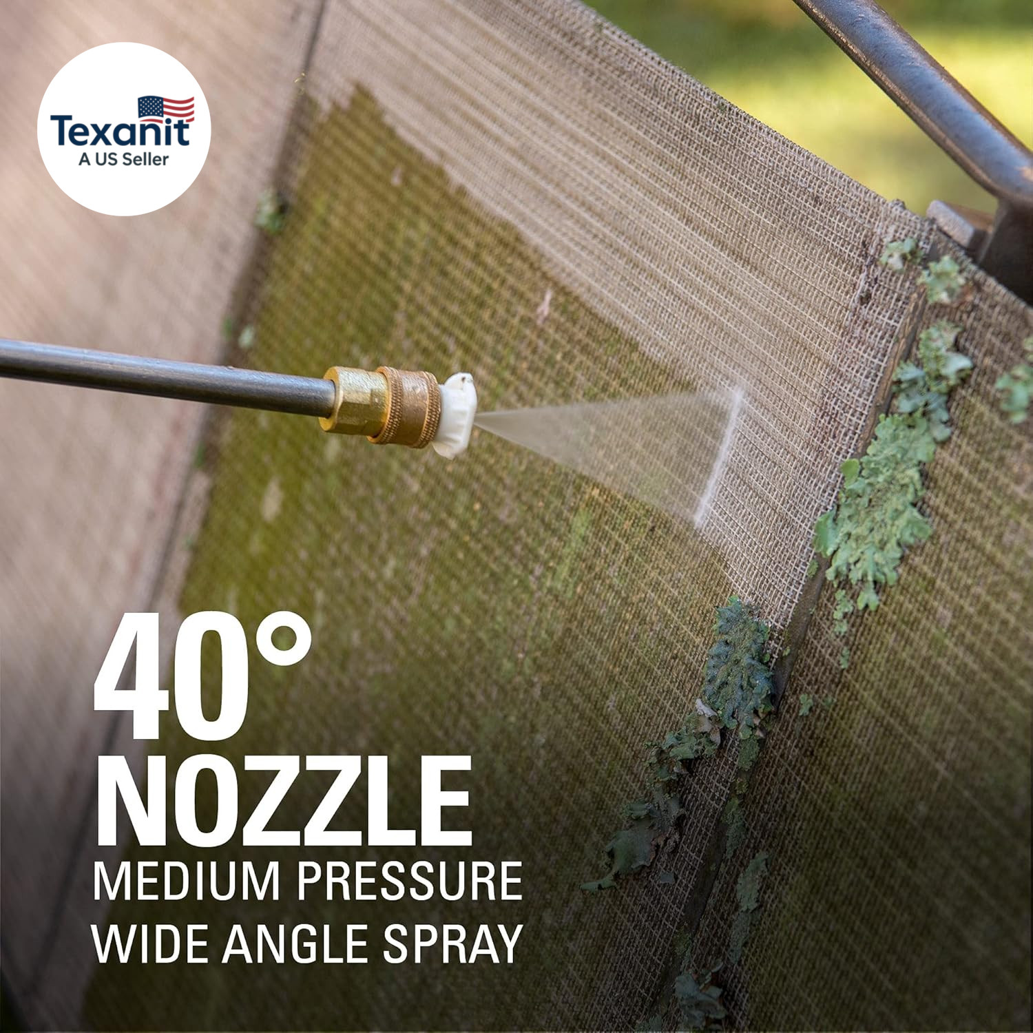 2000 PSI (1.2 GPM) Electric Pressure Washer, Steel Wand, On-Board Soap Tank (25°
