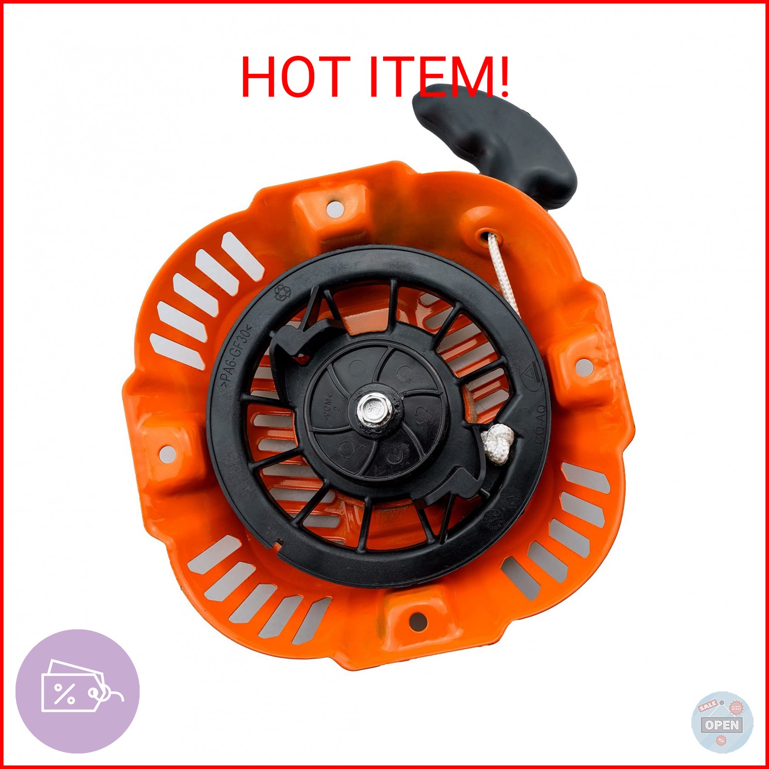 Ruma Pull Start Recoil Starter Assembly 0K84300188 0K40510117 0K68130112 Compati
