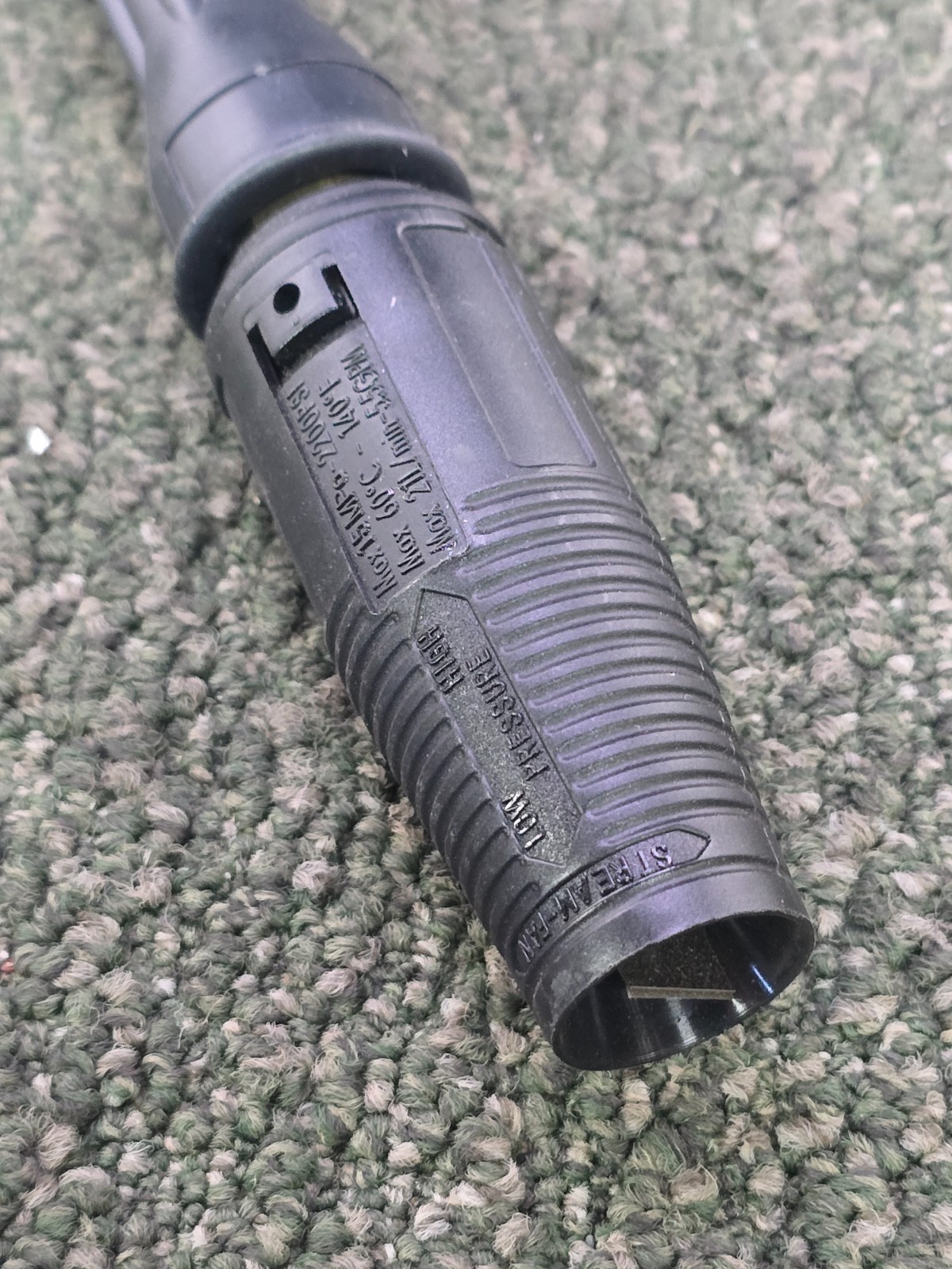 Heavy-Duty Variable Hi-Lo Spray Nozzle Lance 15MPa-2000 PSI, 60°C-140°F, 5.5 GPM