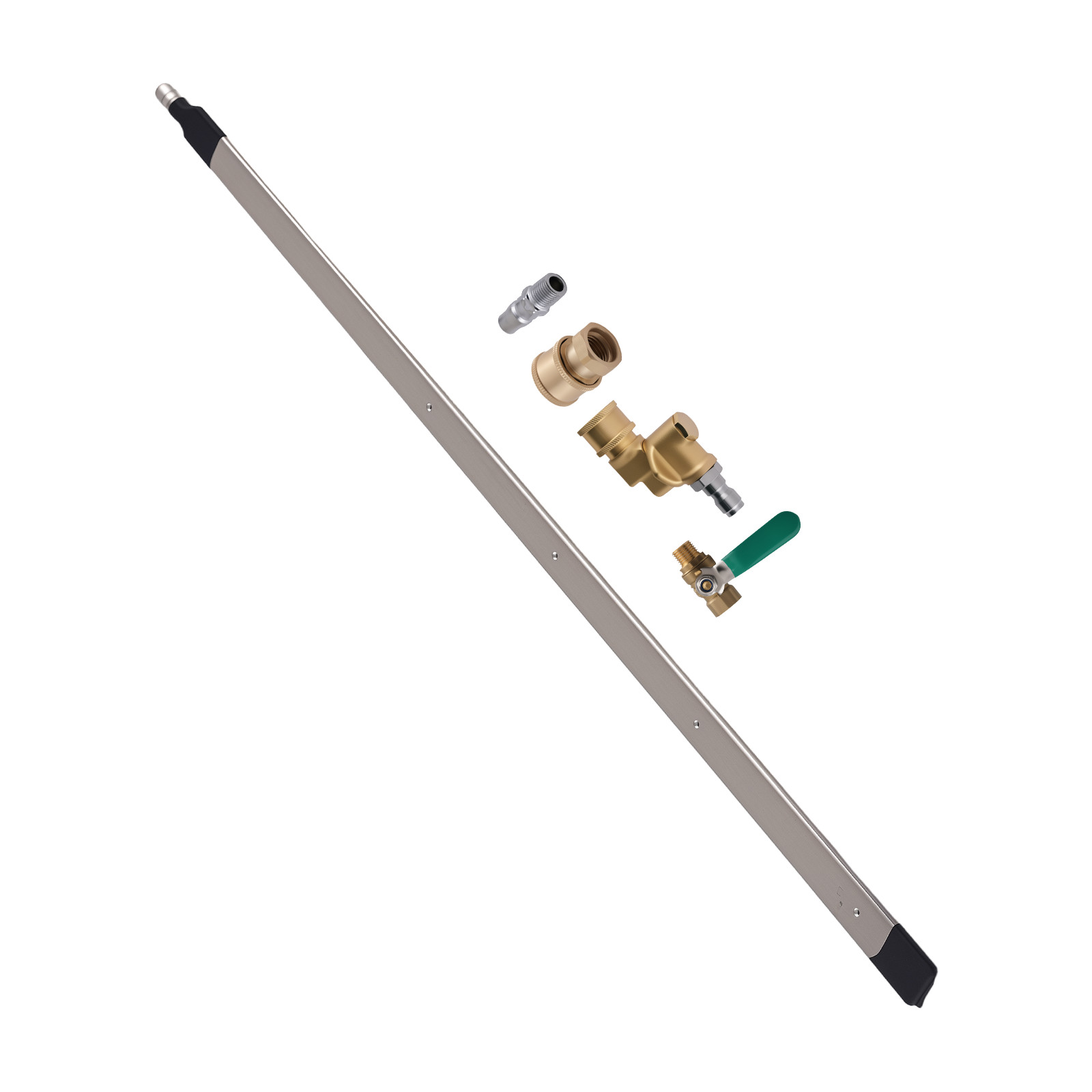 24″ Radiator Cleaning Wand High Pressure Washer Stainless Steel Tool 25° Nozzle