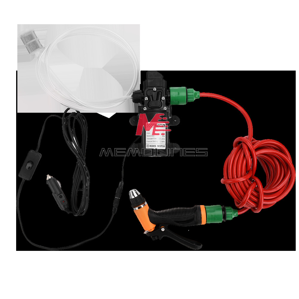 DC12V Portable Car High Pressure Washer Water Wash Cleaner Pump Kit Self-Priming