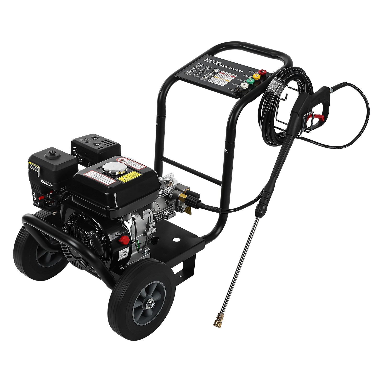 PETROL PRESSURE WASHER for Cars Fences 212cc Cold Water 0.6L OIL CAPACITY 2.6GPM