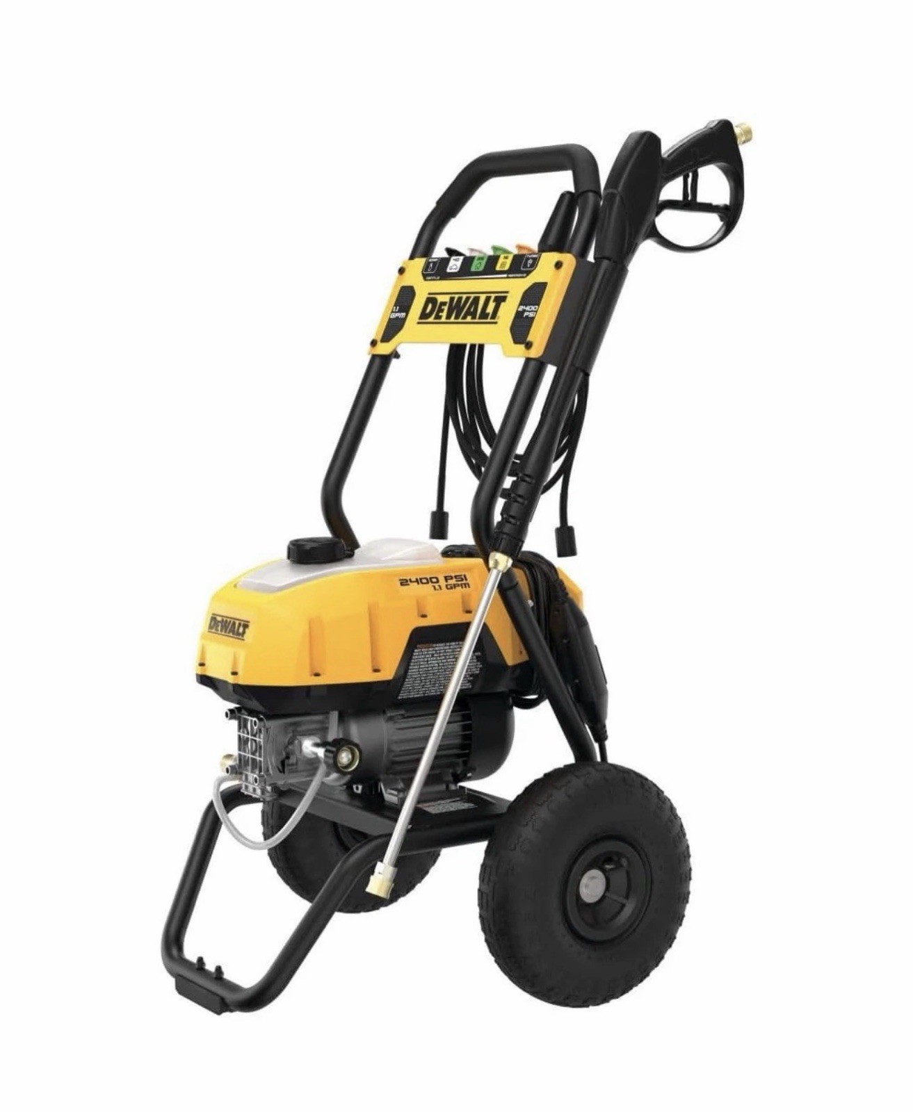 DEWALT Electric Pressure Washer, Cold Water, 2400-PSI, 1.1-GPM, Corded