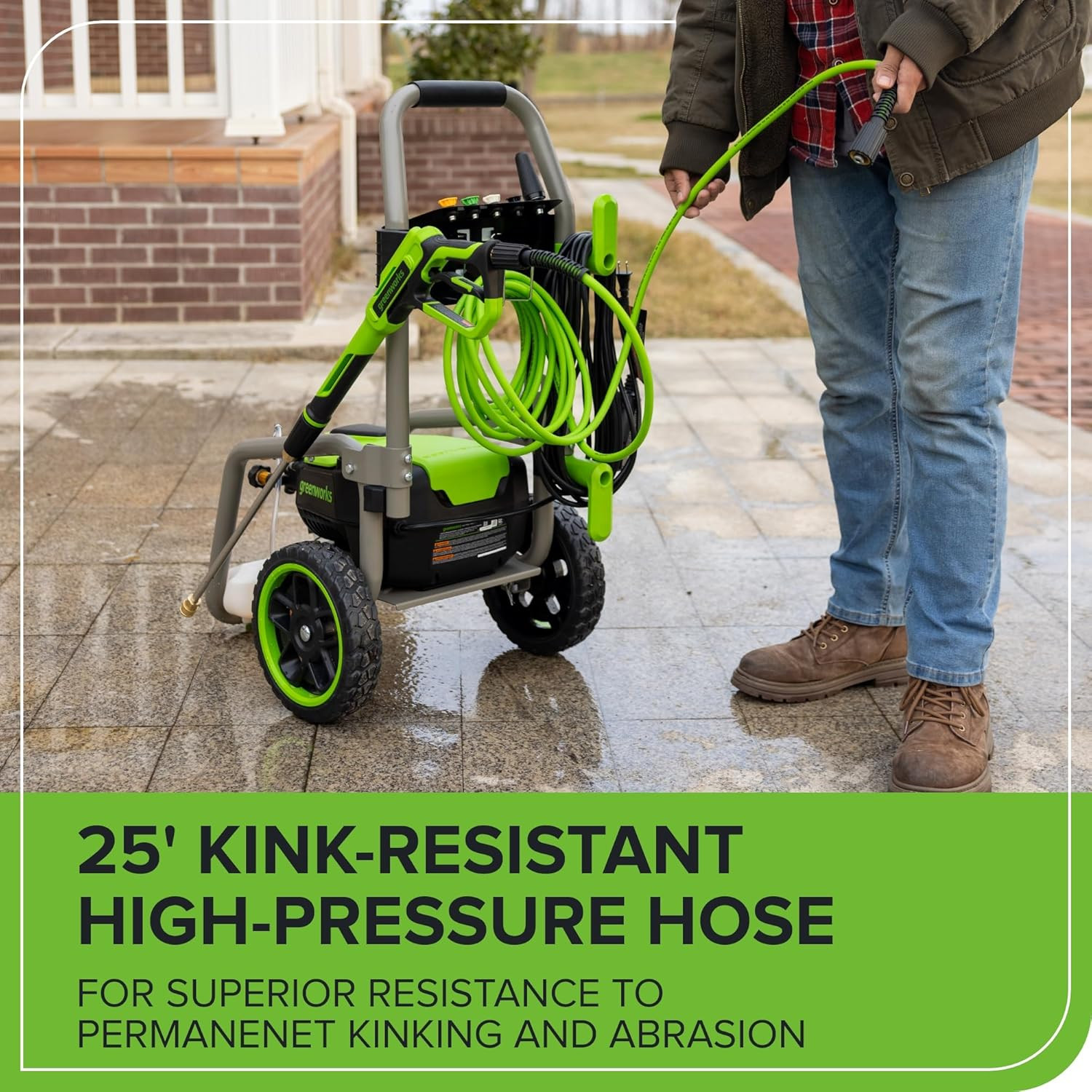 Greenworks Pro Brushless 3000 PSI (CSA Certified) 2.0 GPM Max / 1.1 GPM Electric