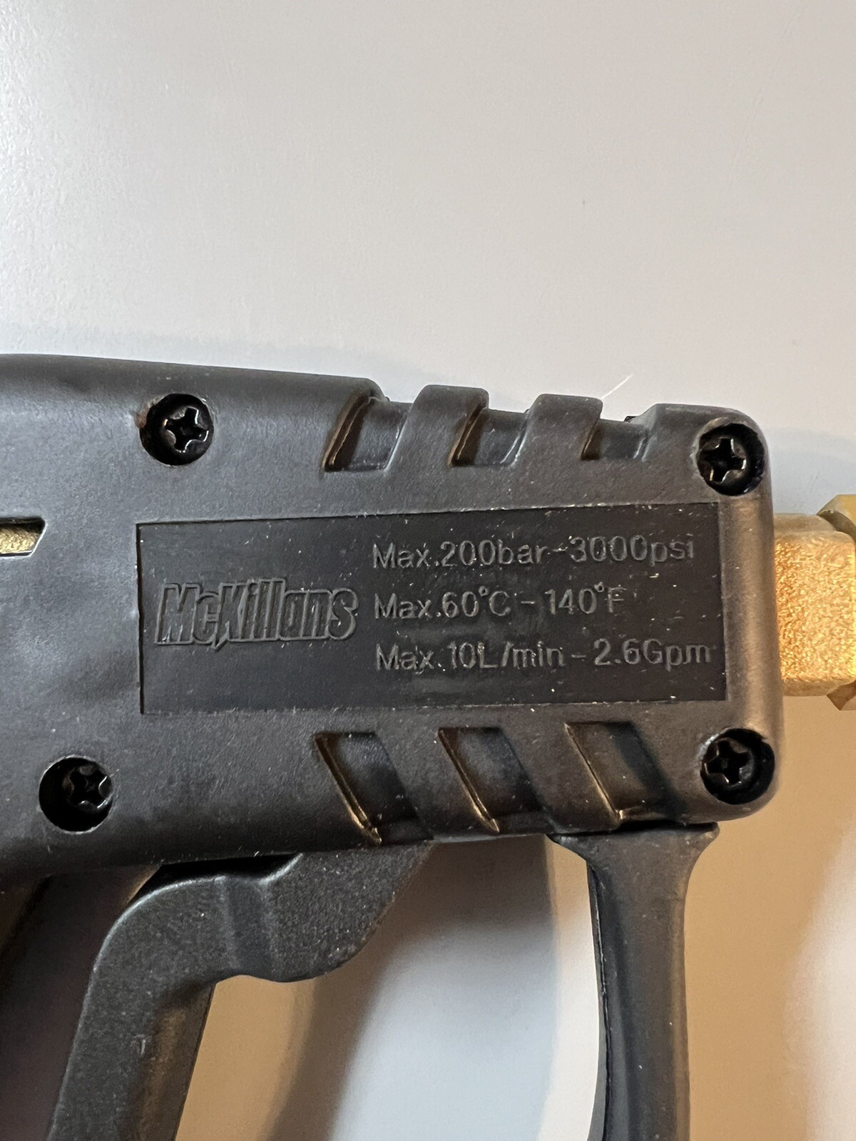 McKillans Pressure Water Swivel Gun