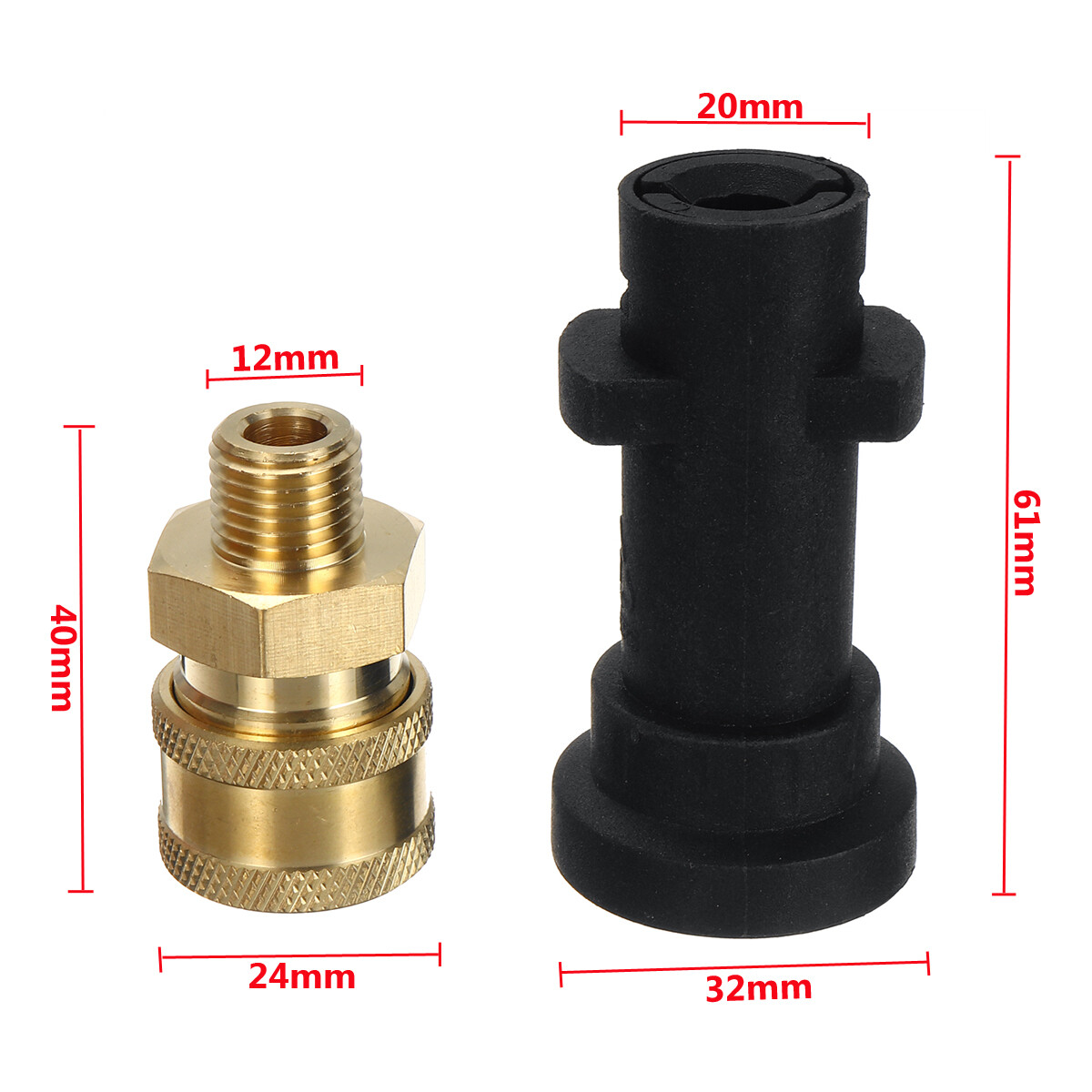Pressure Washer Gun Adapter 1/4″ Quick Connect For S10 Karcher K2 K3 K4 K5 K6 K7