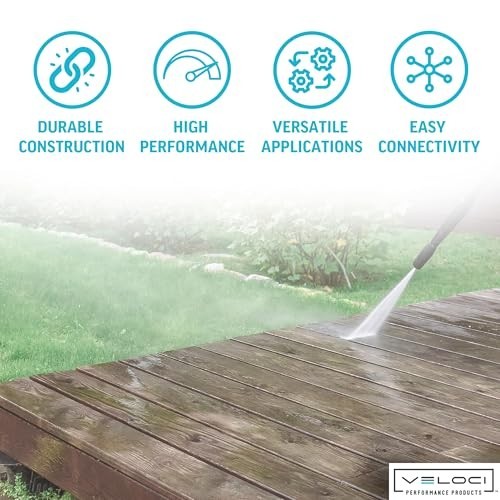 High-Performance HydroJet Soft Wash System – Low Pressure Trigger Gun, 18 GPM, 3