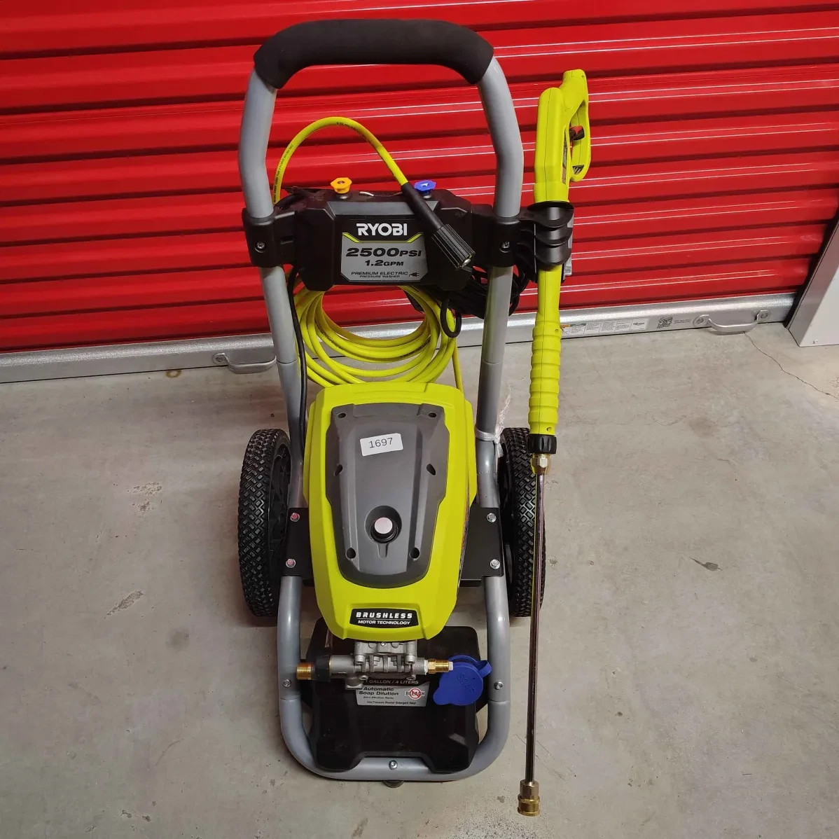 RYOBI 2500 PSI 1.2 GPM High Performance Electric Pressure Washer RY142500