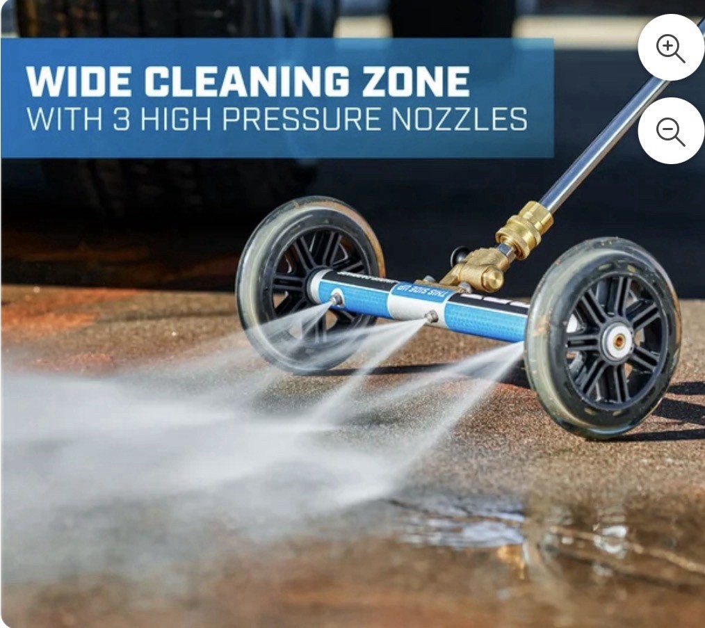 HART 11 ” Inch Water Broom Undercarriage Surface Cleaner Pressure Washer 3300psi