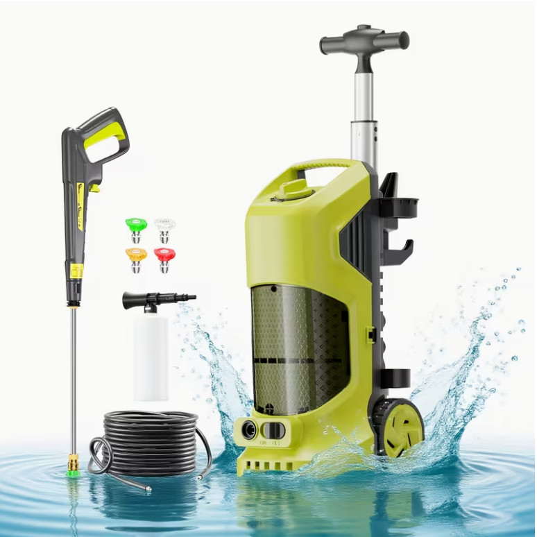 4800 PSI Electric Pressure Washer, 2.3 GPM High-Power Portable Pressure Washer