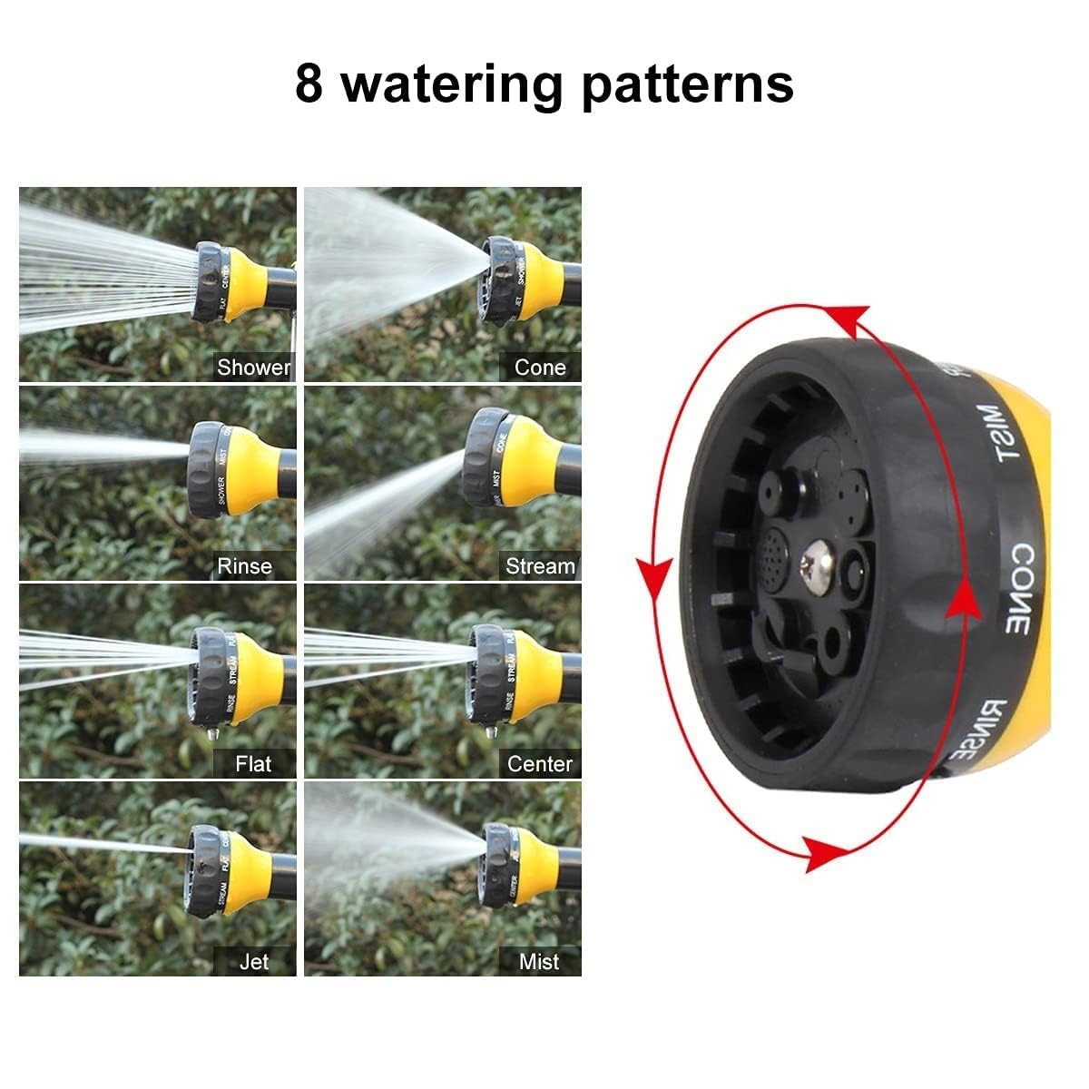 All-in-One High Pressure Foam Gun & Brush Set: Ideal for Car Wash & Patio Care