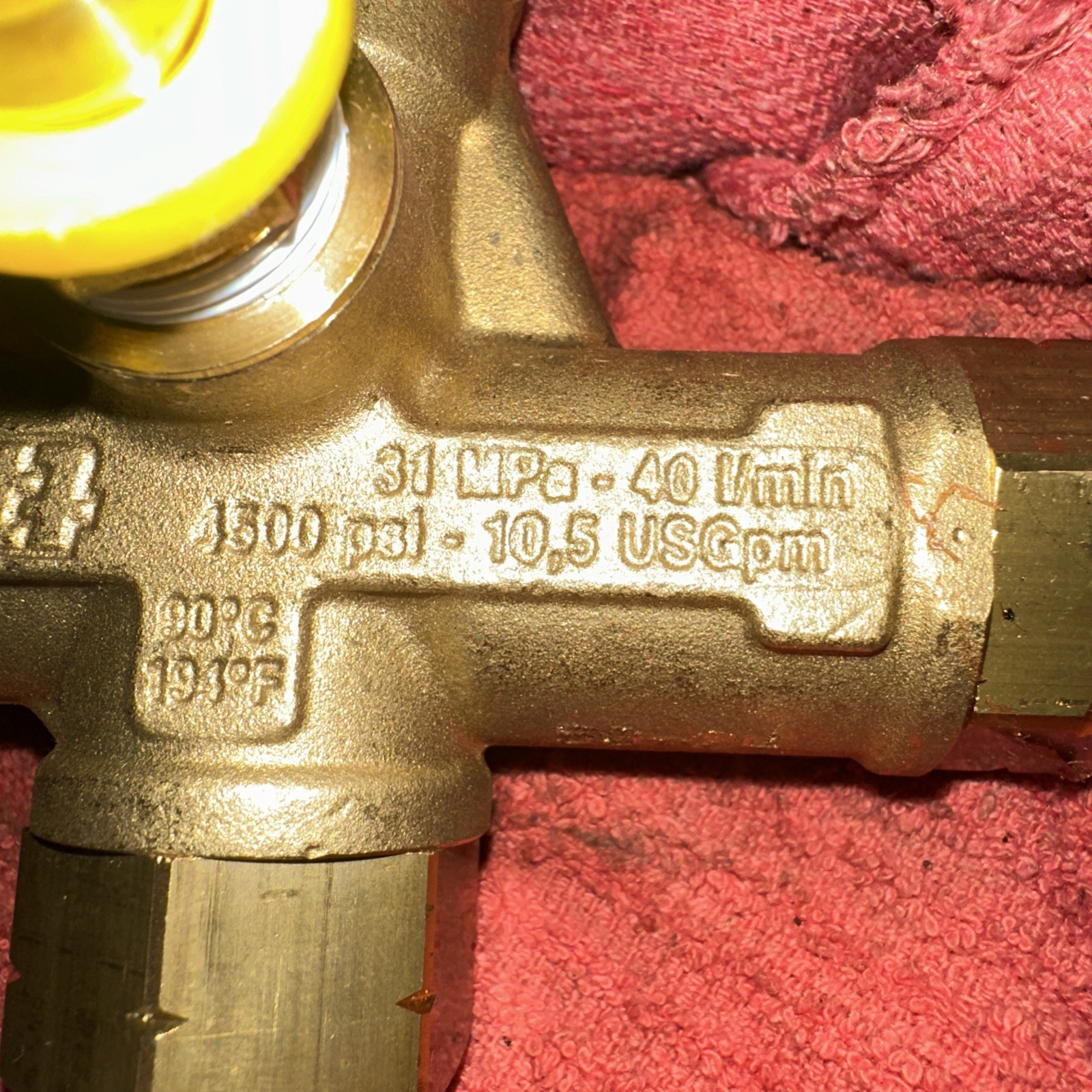 Annovi Reverberi VRT3-310 Unloader Valve 4500PSI 10.5 GPM