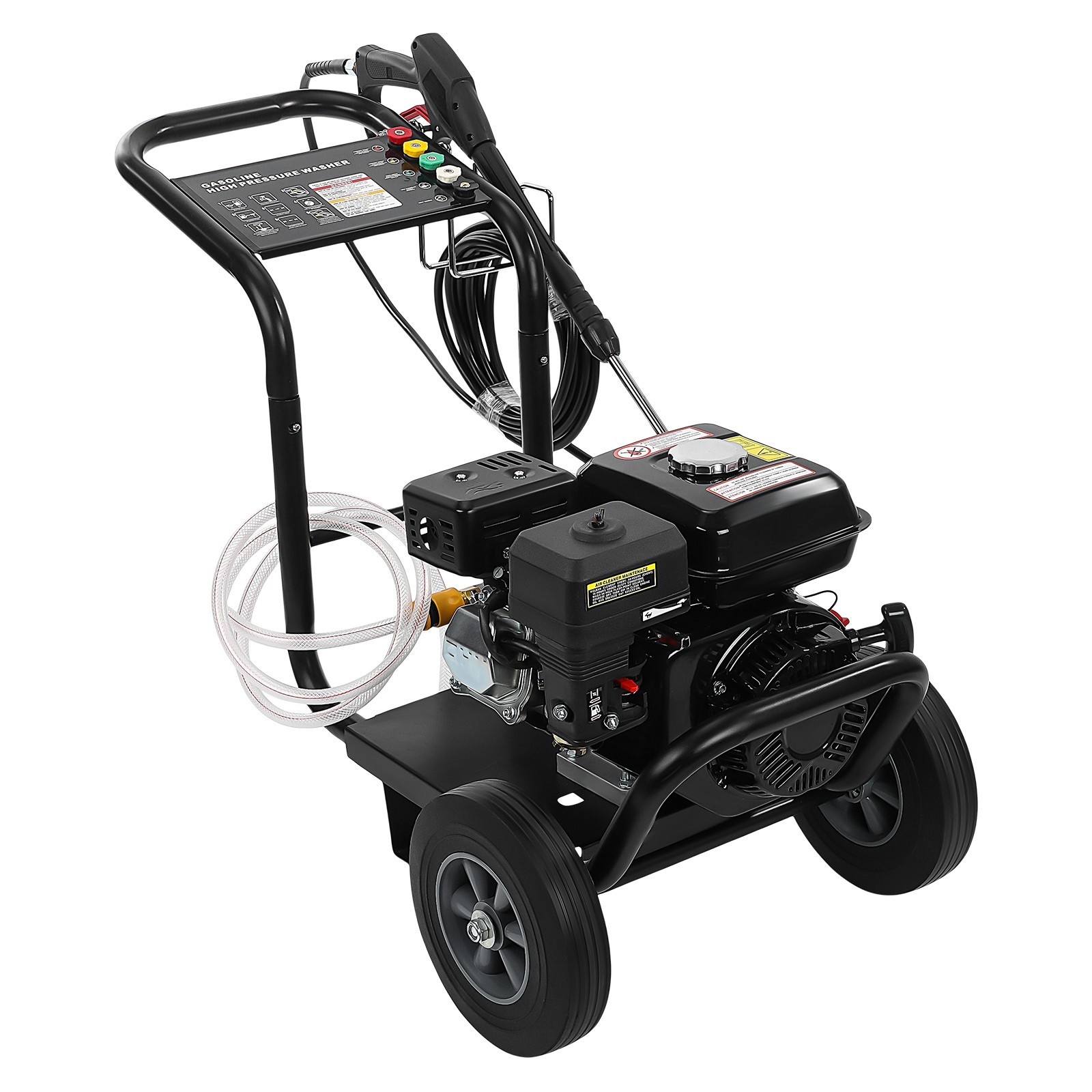 PETROL PRESSURE WASHER for Cars Fences 212cc Cold Water 0.6L OIL CAPACITY 2.6GPM
