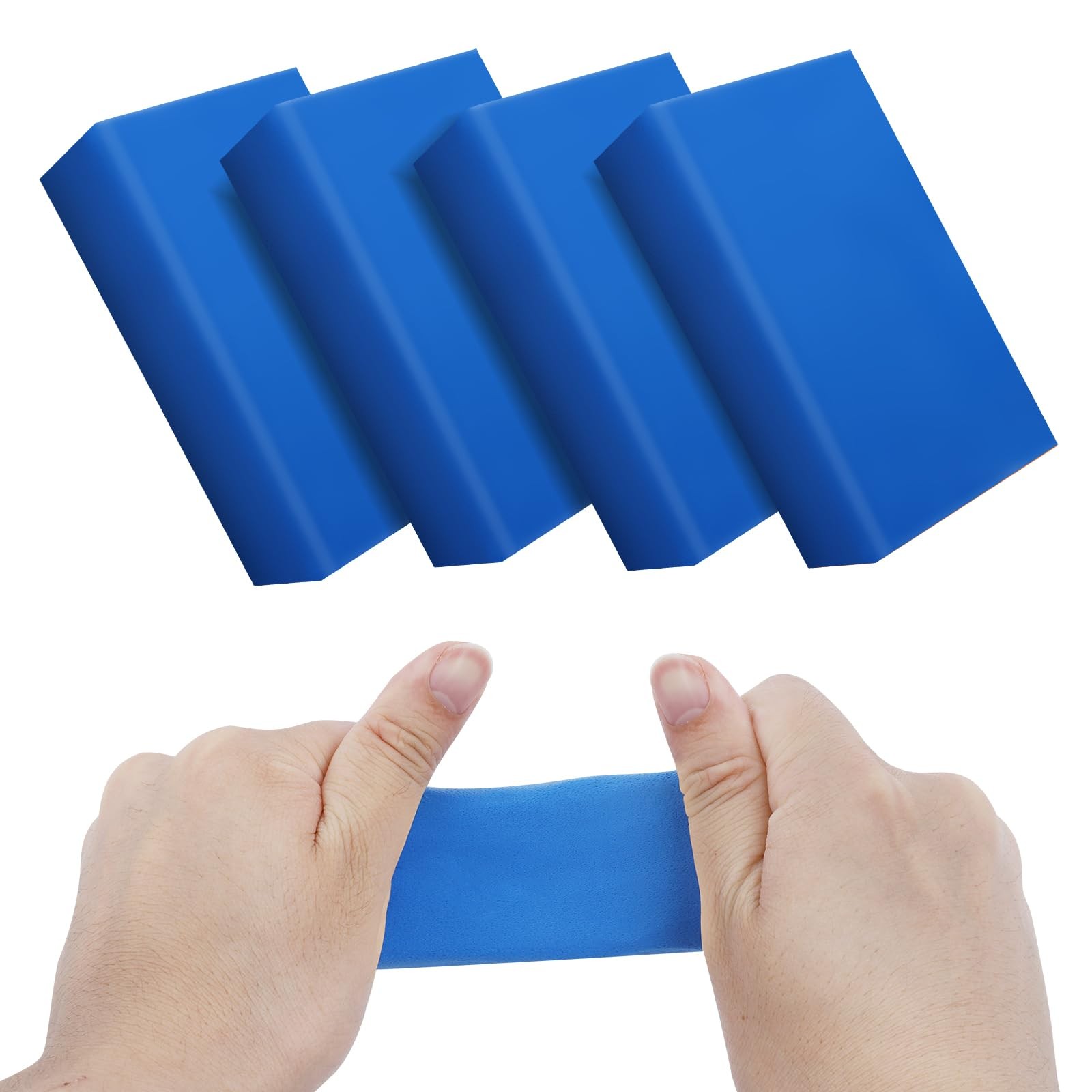 IPELY 4 Pack 100g Car Clay Bar Auto Detailing Magic Bar, Blue
