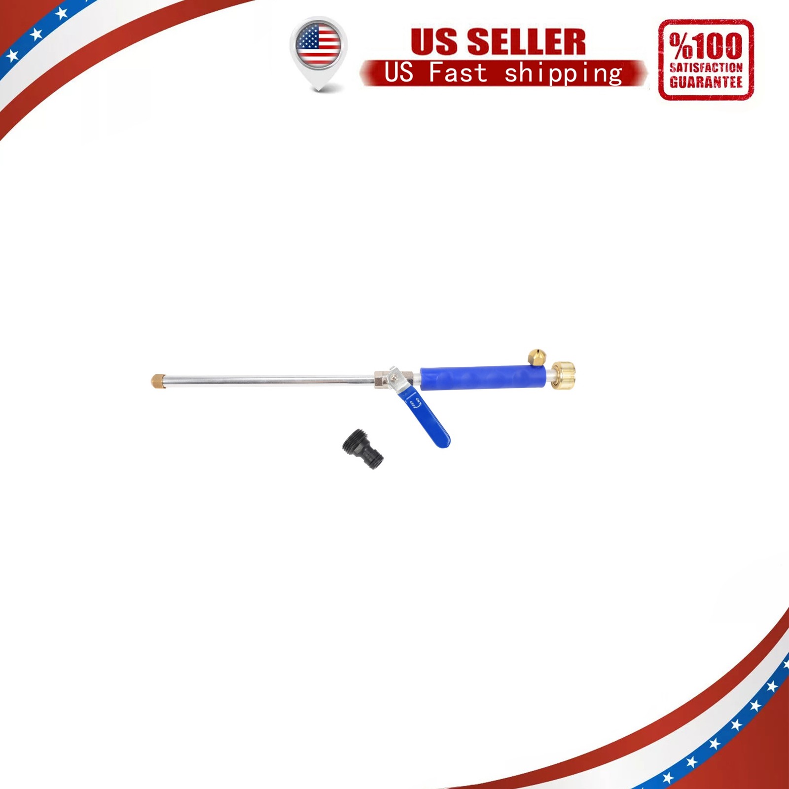 Power Washer Spray Nozzle Gun with Wand Attachment