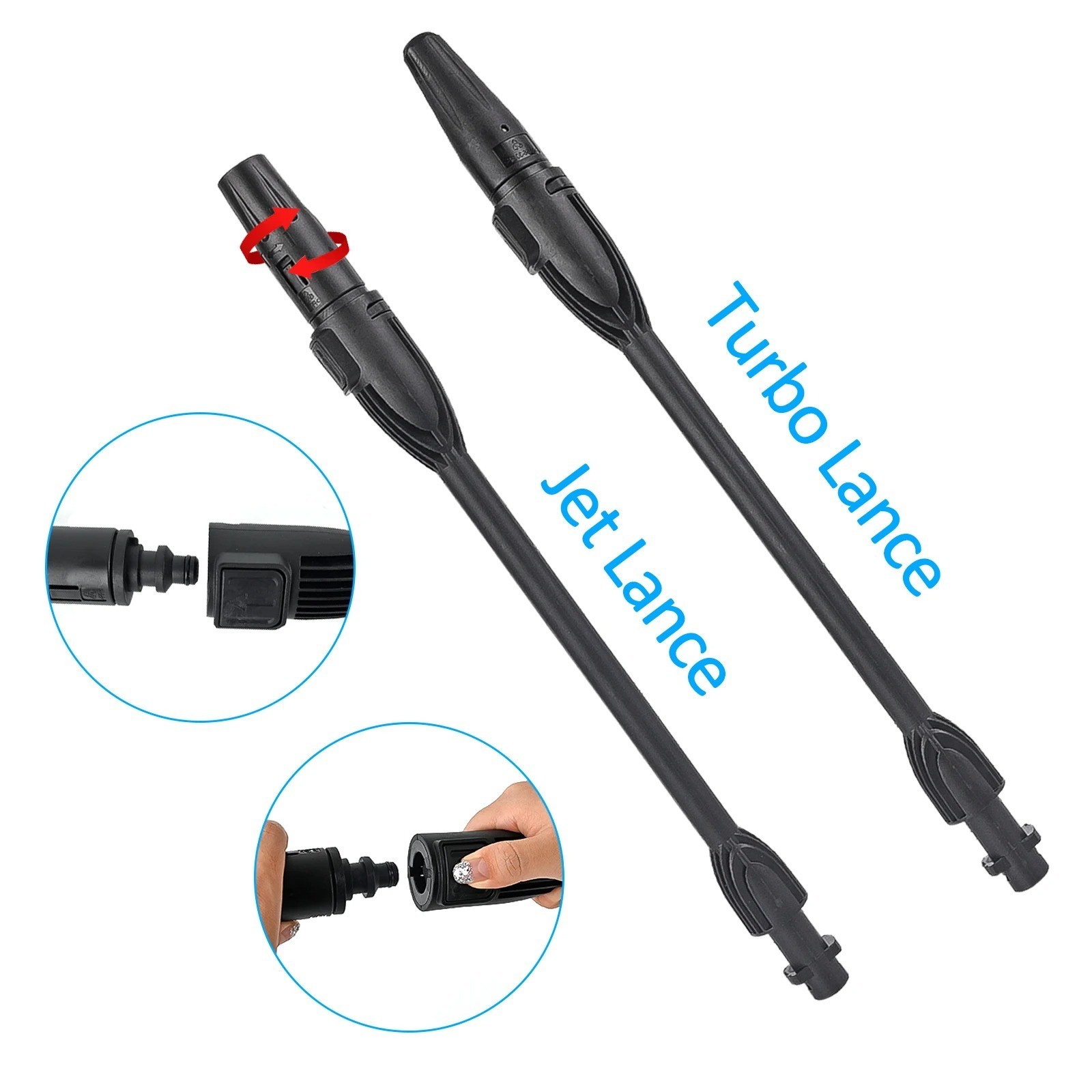 High Pressure Washer Gun Turbo Lance Jet Spray Nozzle for Karcher K2-K7