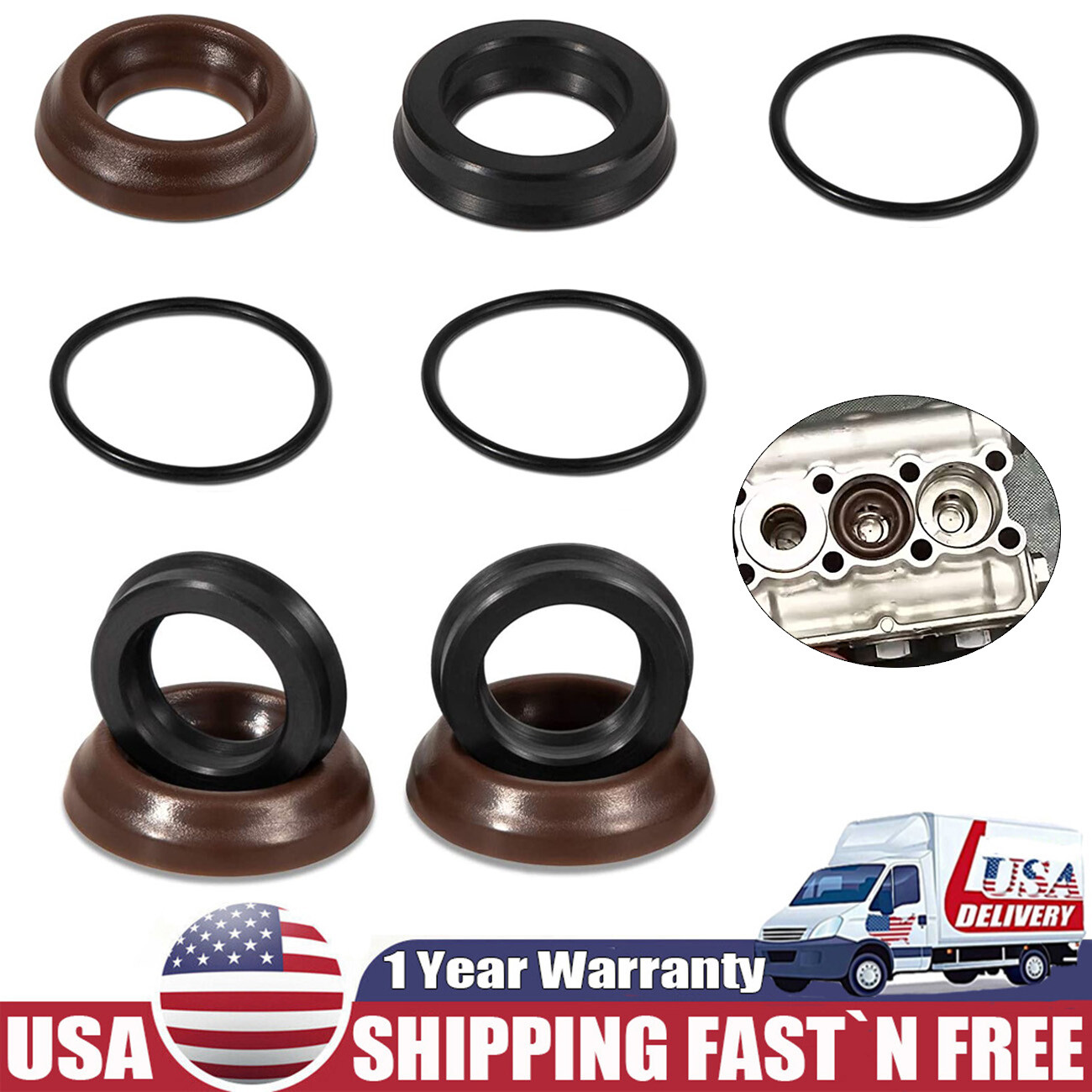 AR1857 Seal Packing Kit 18mm XR Annovi Reverberi RK RKA RKV Pressure Washer Pump