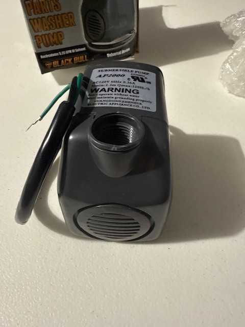 PWP40 Parts Washer Pump Gray