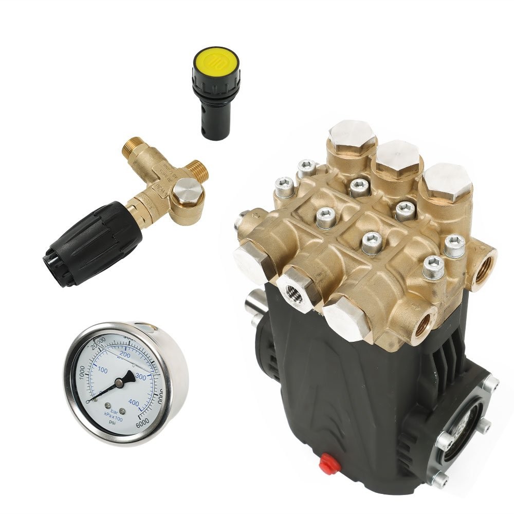 4.5 HP 5.6 GPM General Right Shaft Pressure Washer Pump 3500 PSI Belt Drive