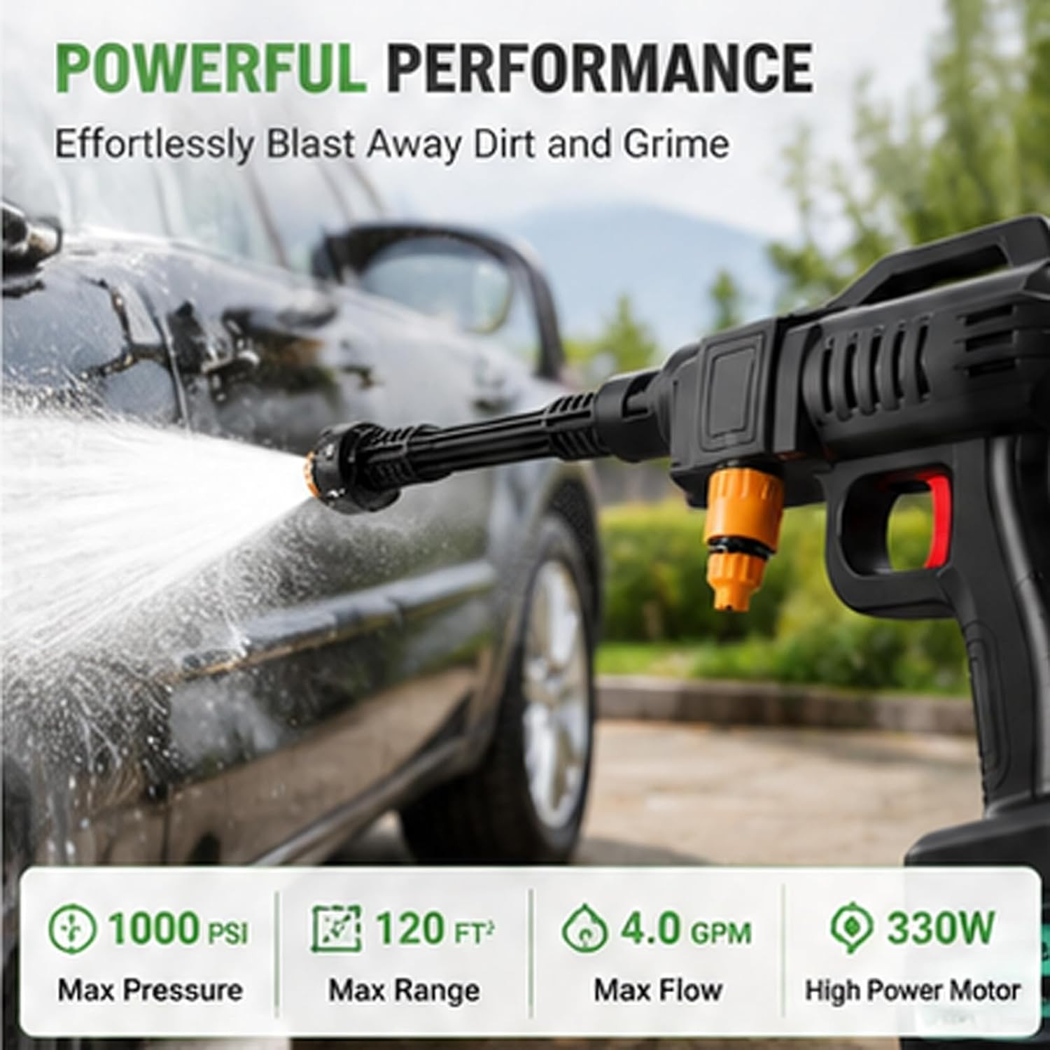 Cordless Portable Washer, Handheld Washer, Battery Operated Washer for Car Home