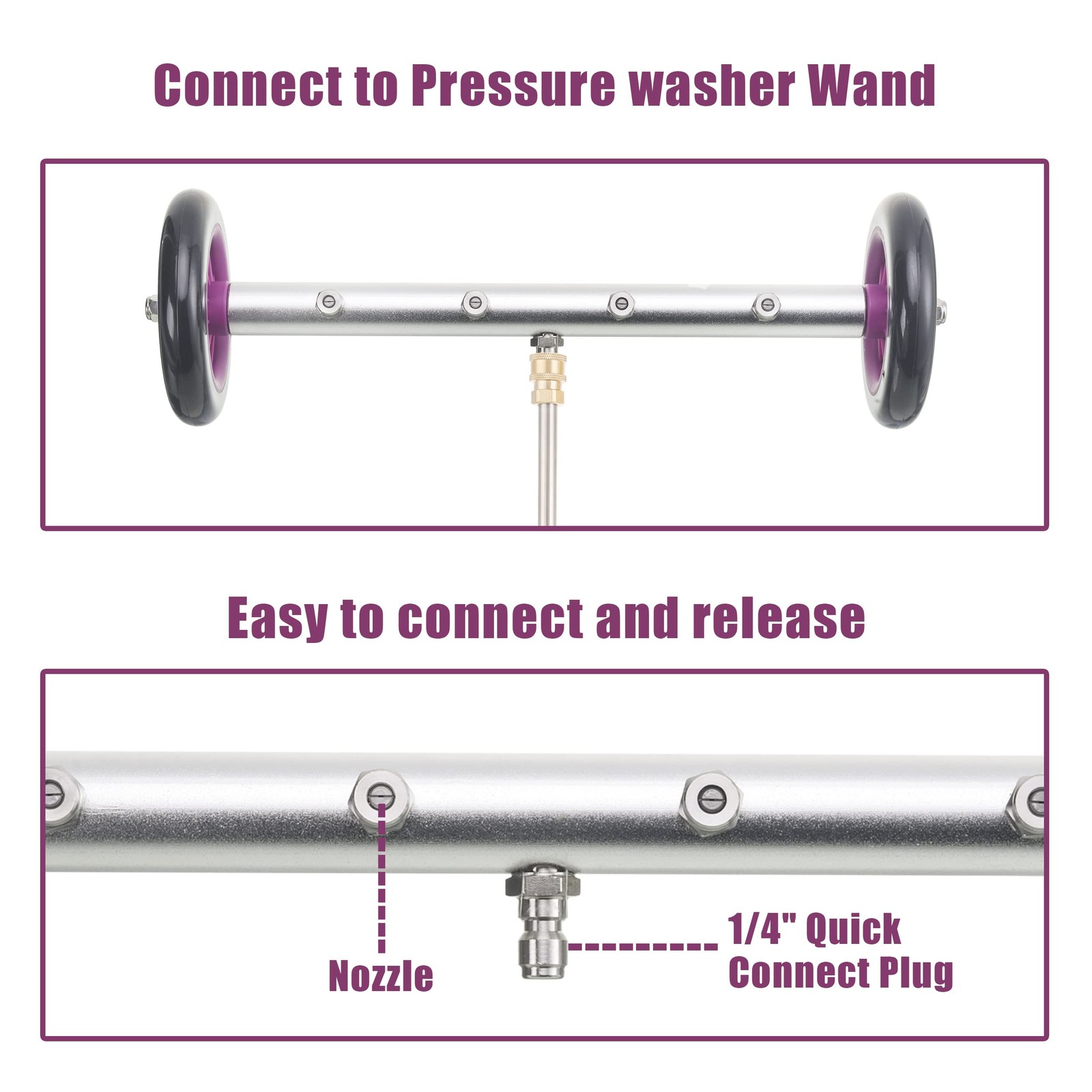 16 Inch Pressure Washer Undercarriage Cleaner