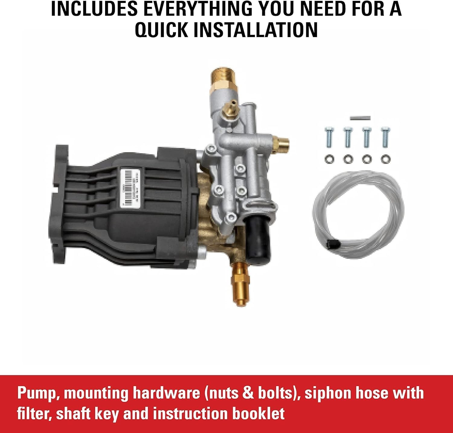 OEM Technologies 90029 Replacement Pressure Washer Pump Kit, 3400 PSI, Gray