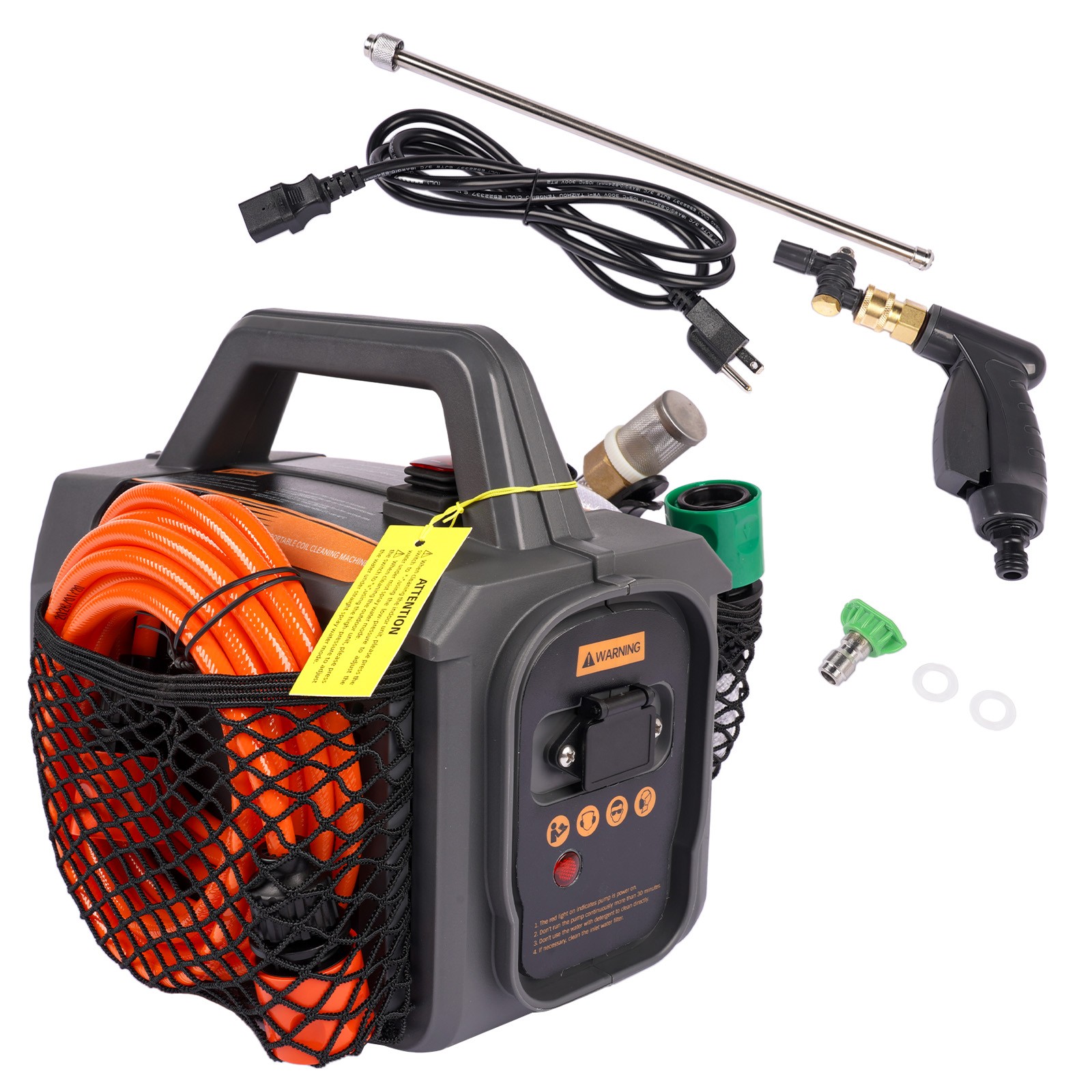 Updated ZPB140 HVAC Pressure Washer For AC 120V 80W Indoor or Outdoor Cleaning