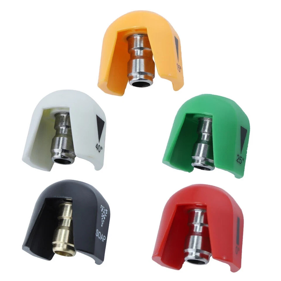 Quick Connect Spray Tips for Sun Joe SPX 3000 Series Pressure Washer Nozzle Set