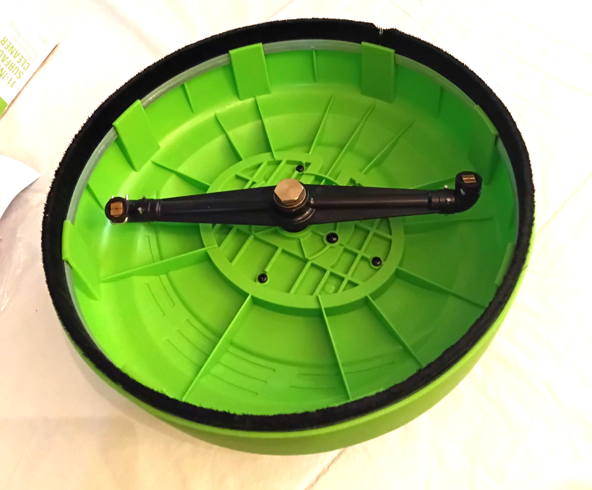 Greenworks 11″ Surface Cleaner for Electric Pressure Washer Max 2000 PSI Open Bo