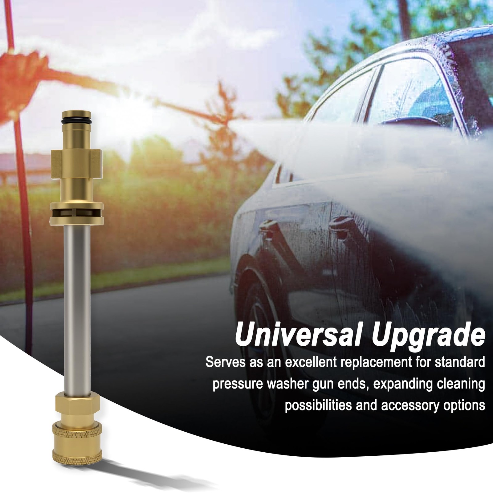 Pressure Washer Gun Adapter For Sun Joe SPX Series 1/4 Inch Quick Connect