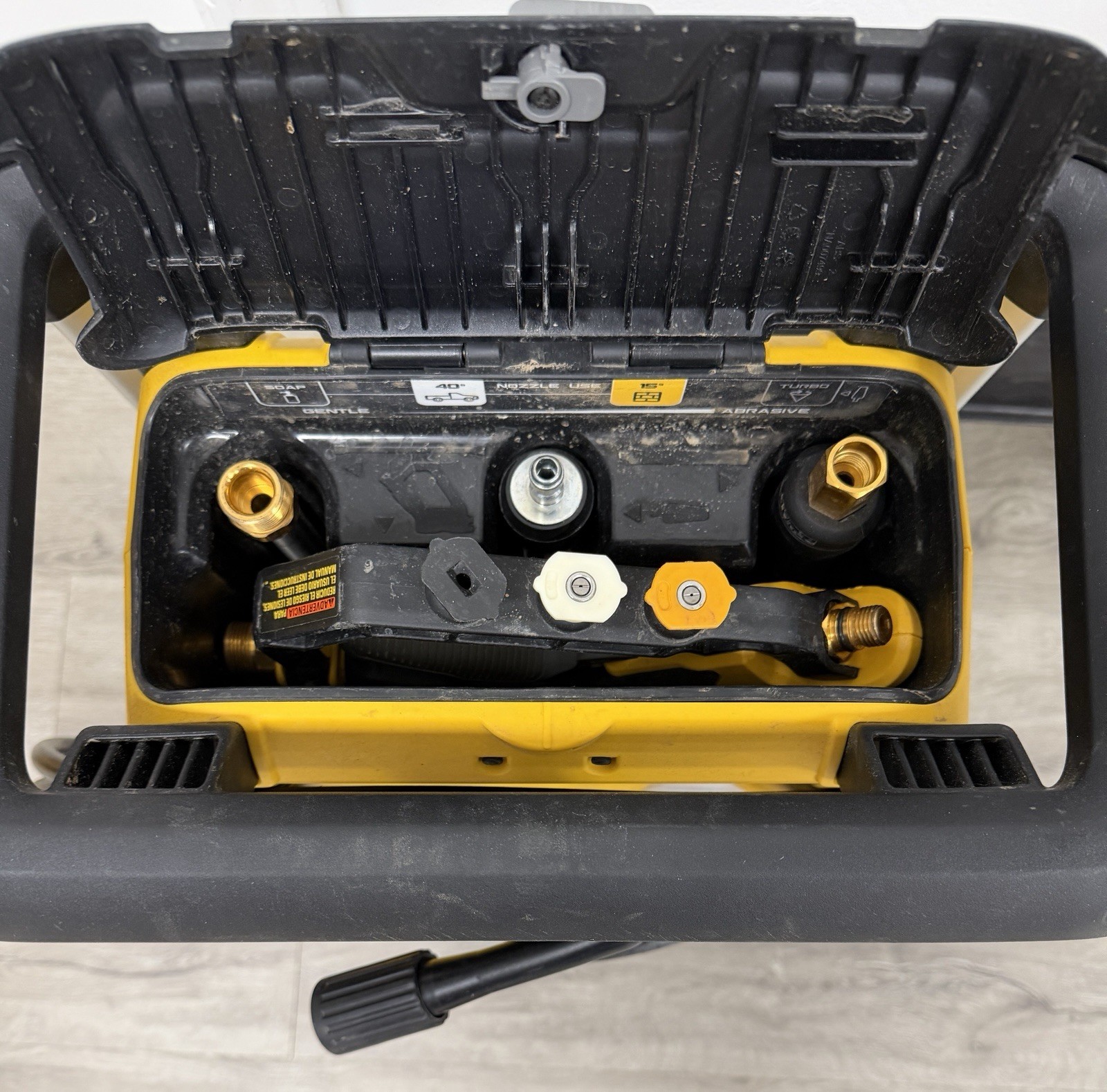 DEWALT DWPW3000 JOB SITE NON WORKING PRESSURE WASHER 15AMP MAX PSI 1.1 GPM