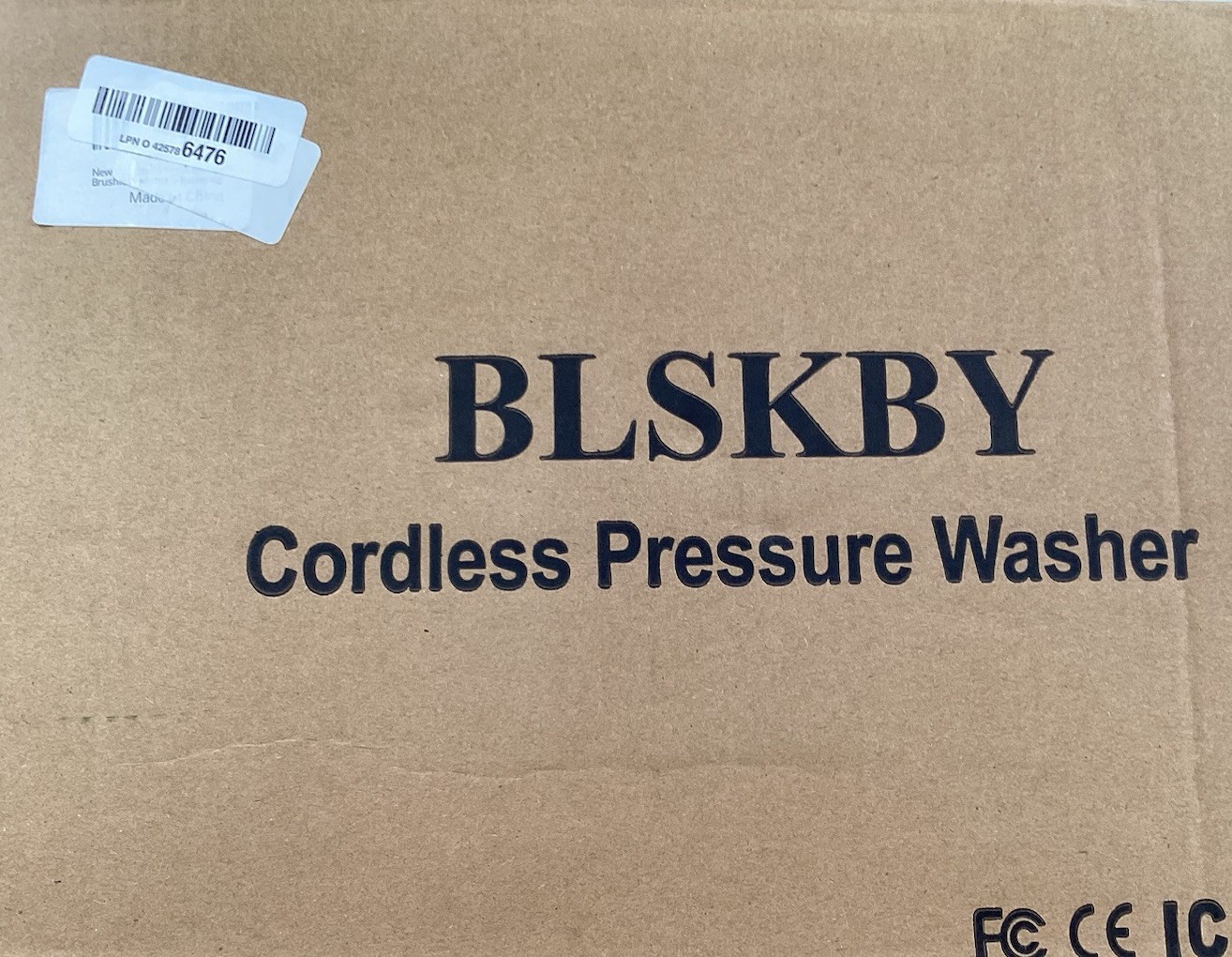 BLSKBY Cordless Power Washer Model:SC14. Z1A@CMK