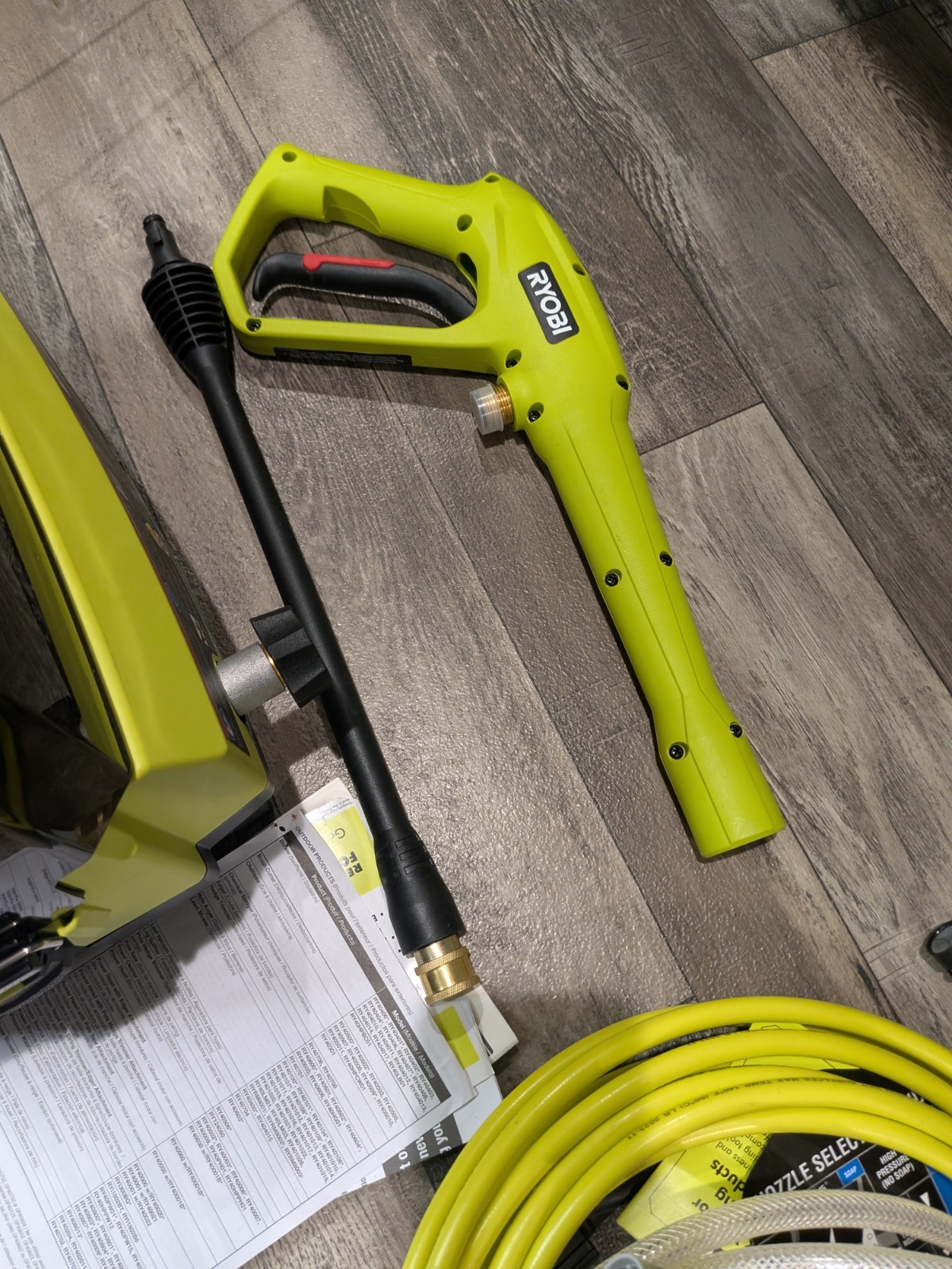 RYOBI PRESSURE WASHER 1200 Psi 40v Brushless RY40HPPW12B Tool Only