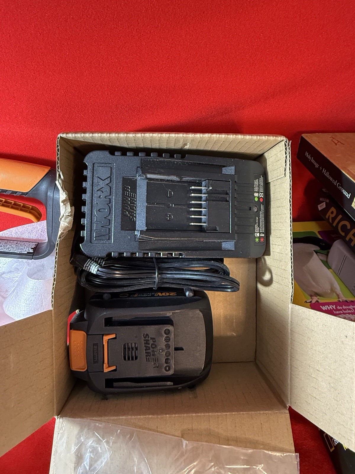 WORX HydroShot 20V Cordless Portable Power Cleaner (WG620) w/ Battery & Charger
