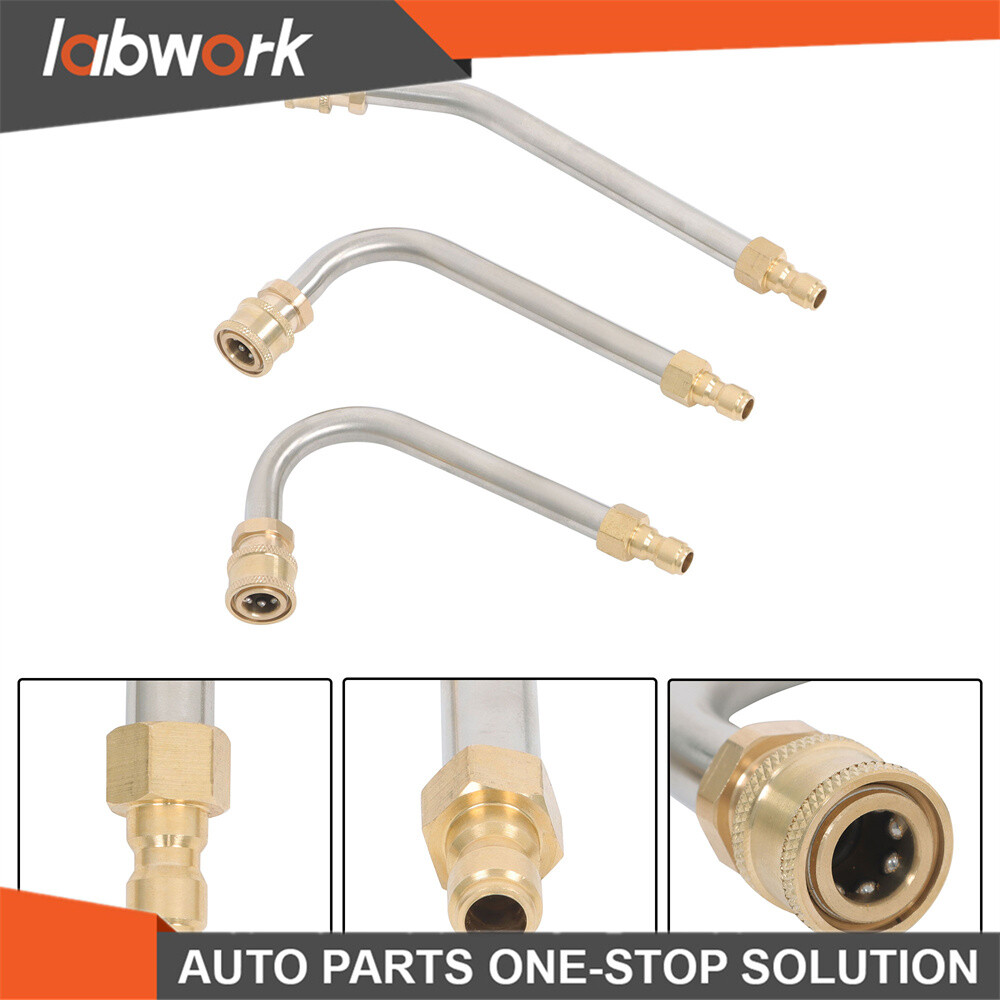 Labwork High Pressure Washer Gun Extension Wand Lance Gutter Cleaner Nozzles Kit
