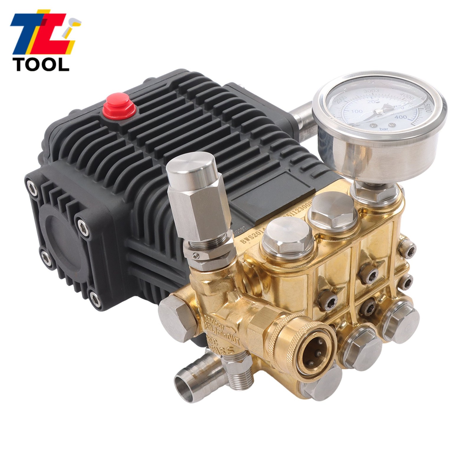 General Right Shaft 3500 PSI Pressure Washer Pump 4.5 HP Belt Drive 5.6 gpm