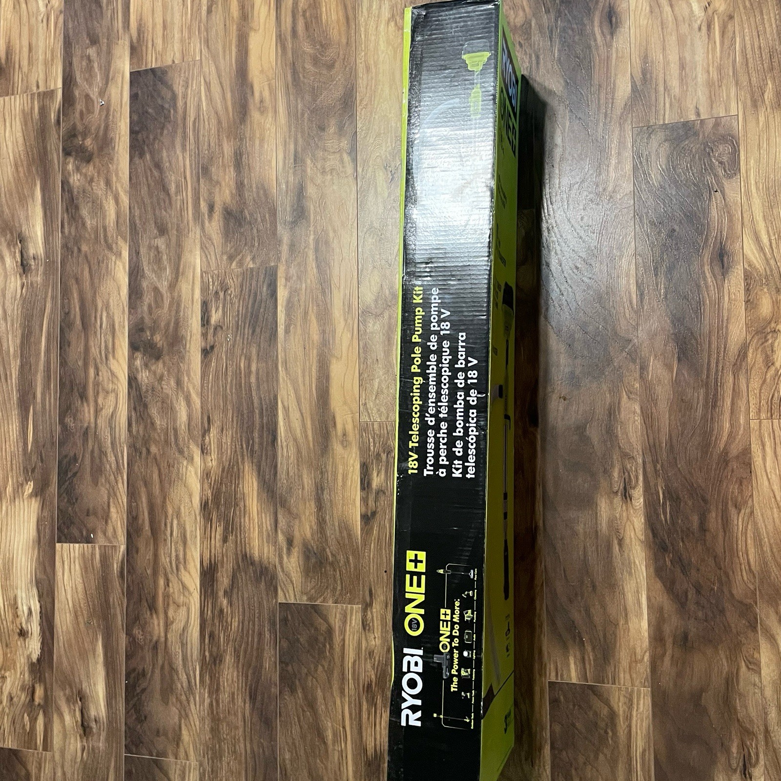 Ryobi ONE+ 18V Cordless 1/6 HP Telescoping Pole Pump 2.0 Ah Battery and Charger