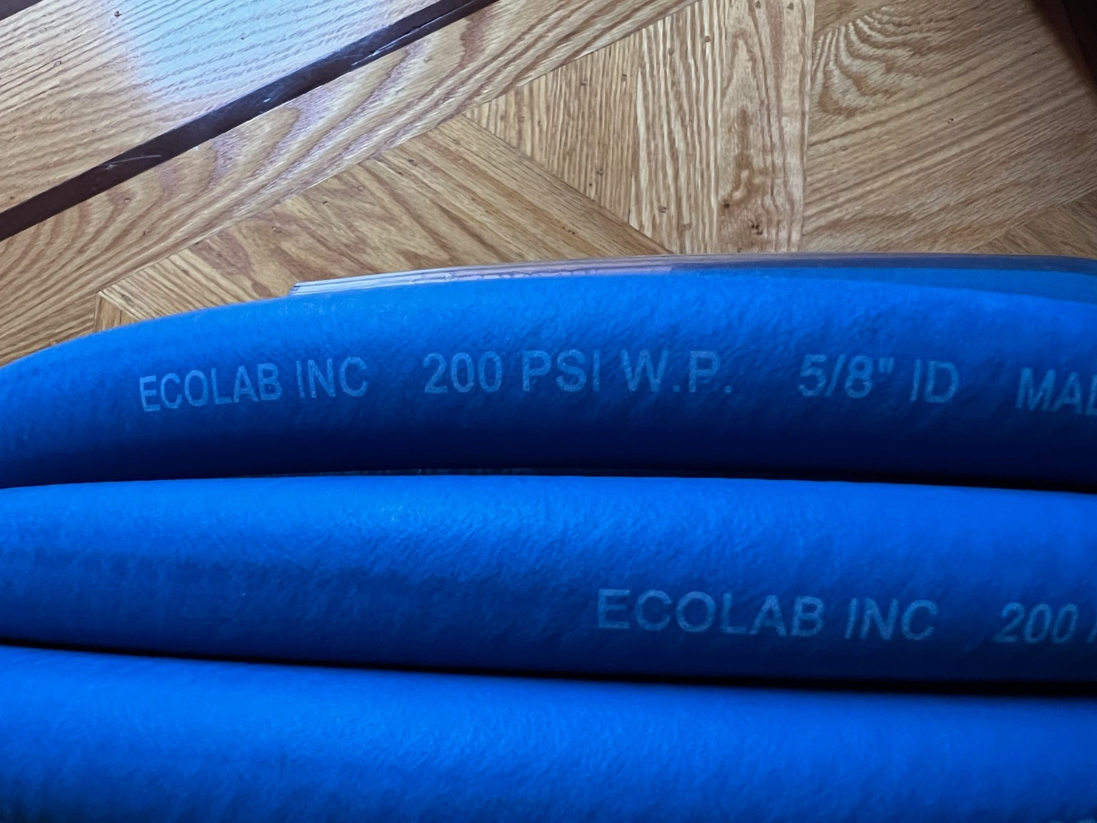 50FT Ecolab 5/8″ Premium 200 PSI HEAVY DUTY Water Hose Blue NEW