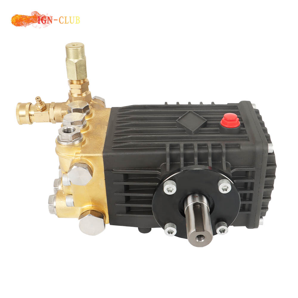 Pressure Power Washer Pump 24mm Solid Shaft 3600 PSI 4.9GPM Belt Drive