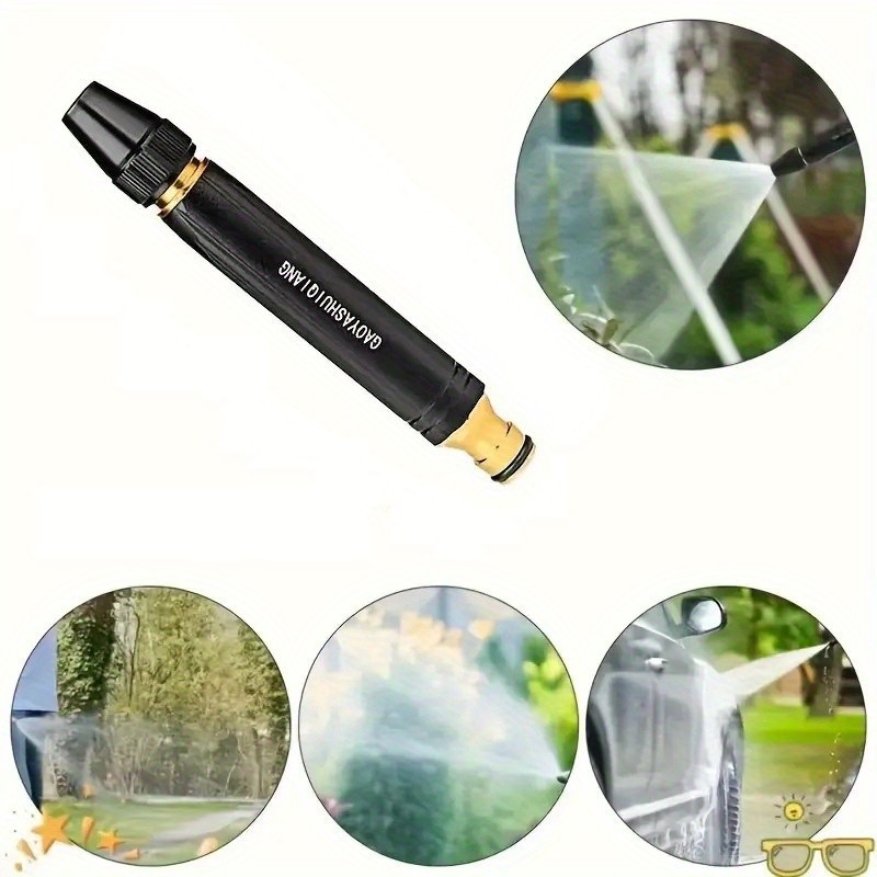 Larnto High Pressure Hose Nozzle Water Gun for Car Wash Garden Pressure Booster
