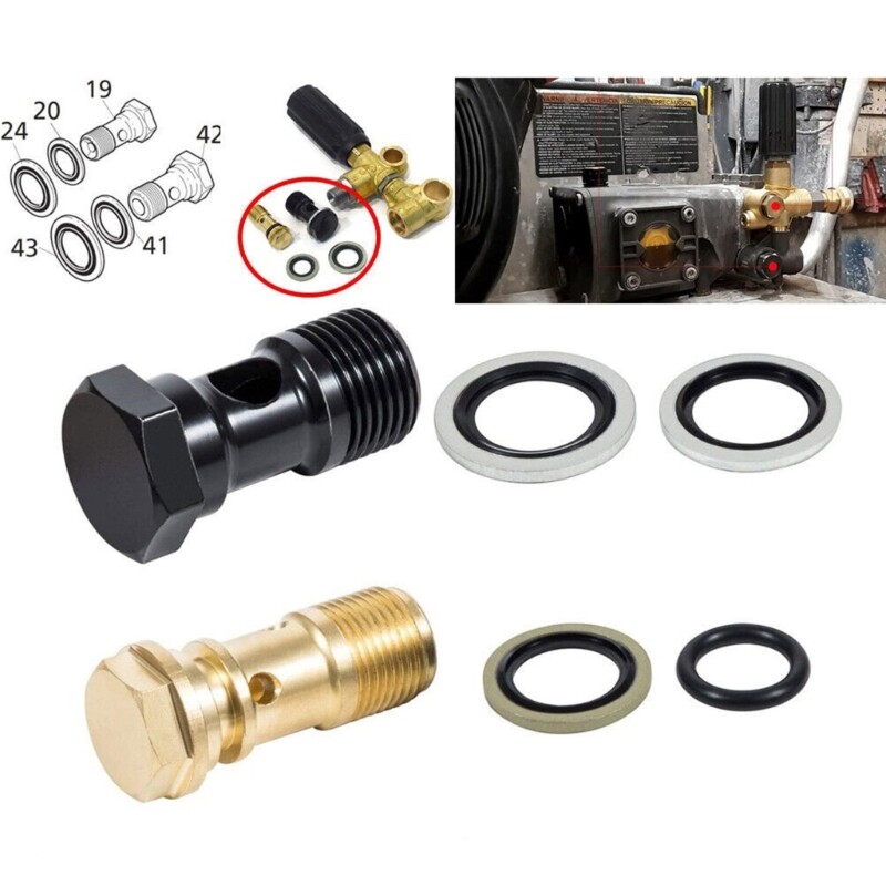For Annovi Reverberi Gymatic Unloader Mounting Bolt Screws Kit Pressure Washers