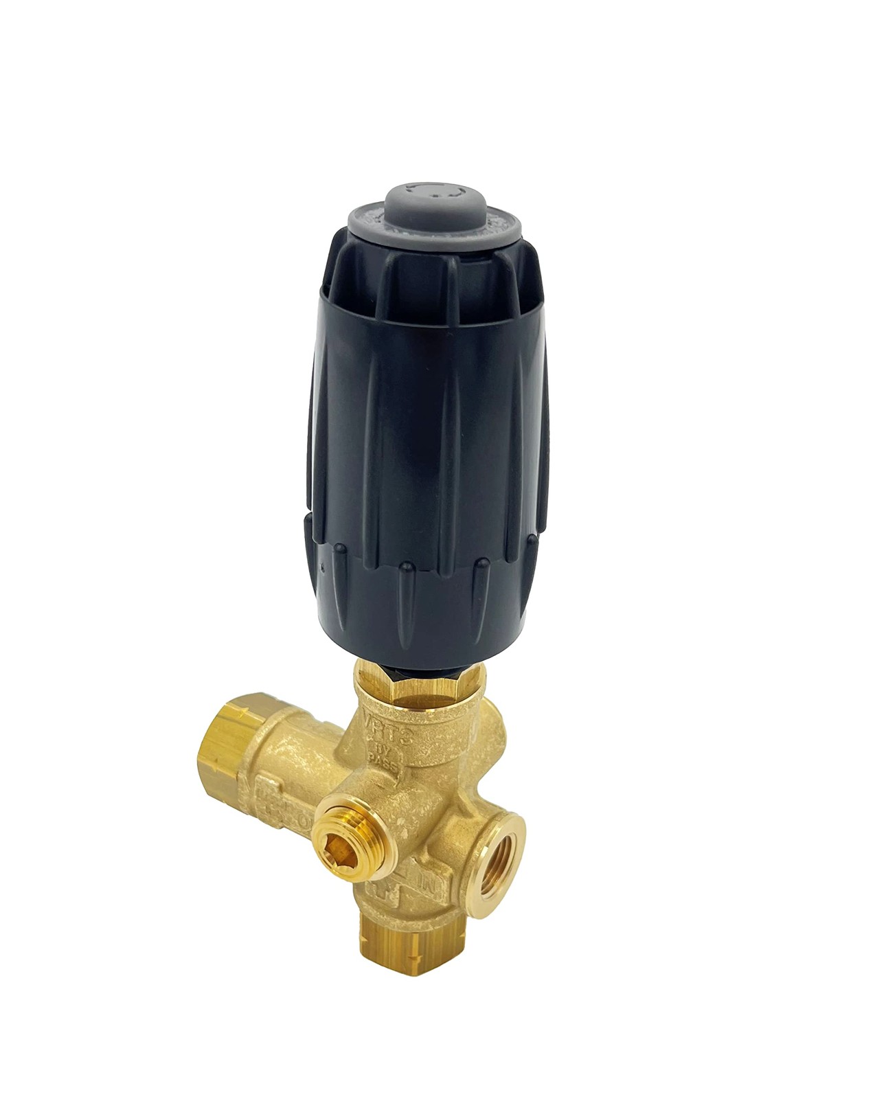 Pressure Washer Unloader Valve Brass 4500 PSI 10.5 GPM Adjustment Knob Black Spr