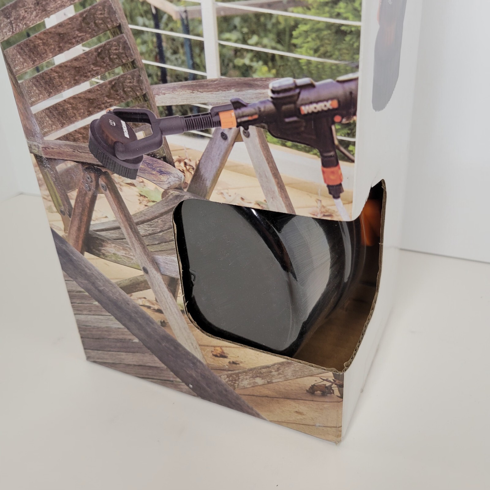 Worx Hydroshot Adjustable Outdoor Power Scrubber, Quick Snap Connection (WA1821)